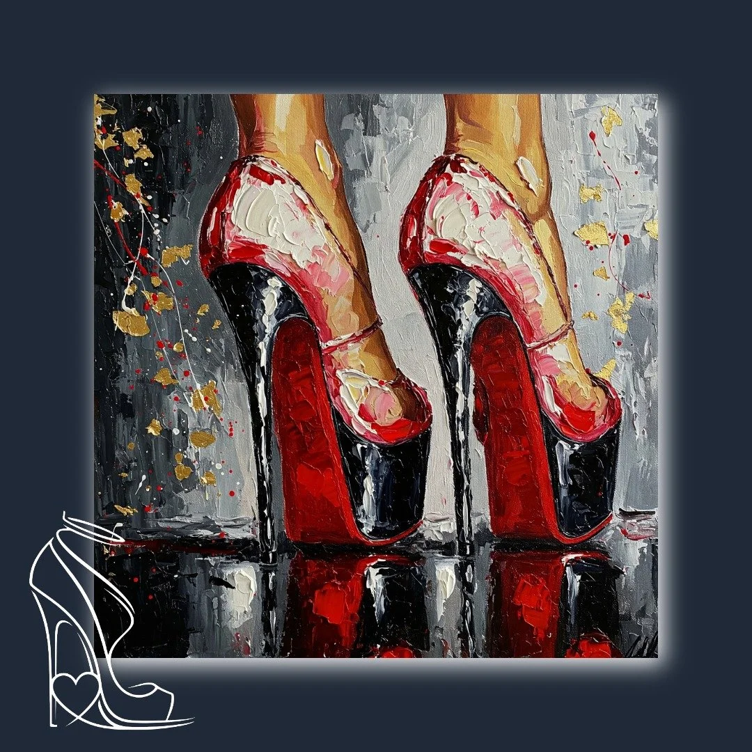 Stiletto Siren: Red Soles and Gold Dust