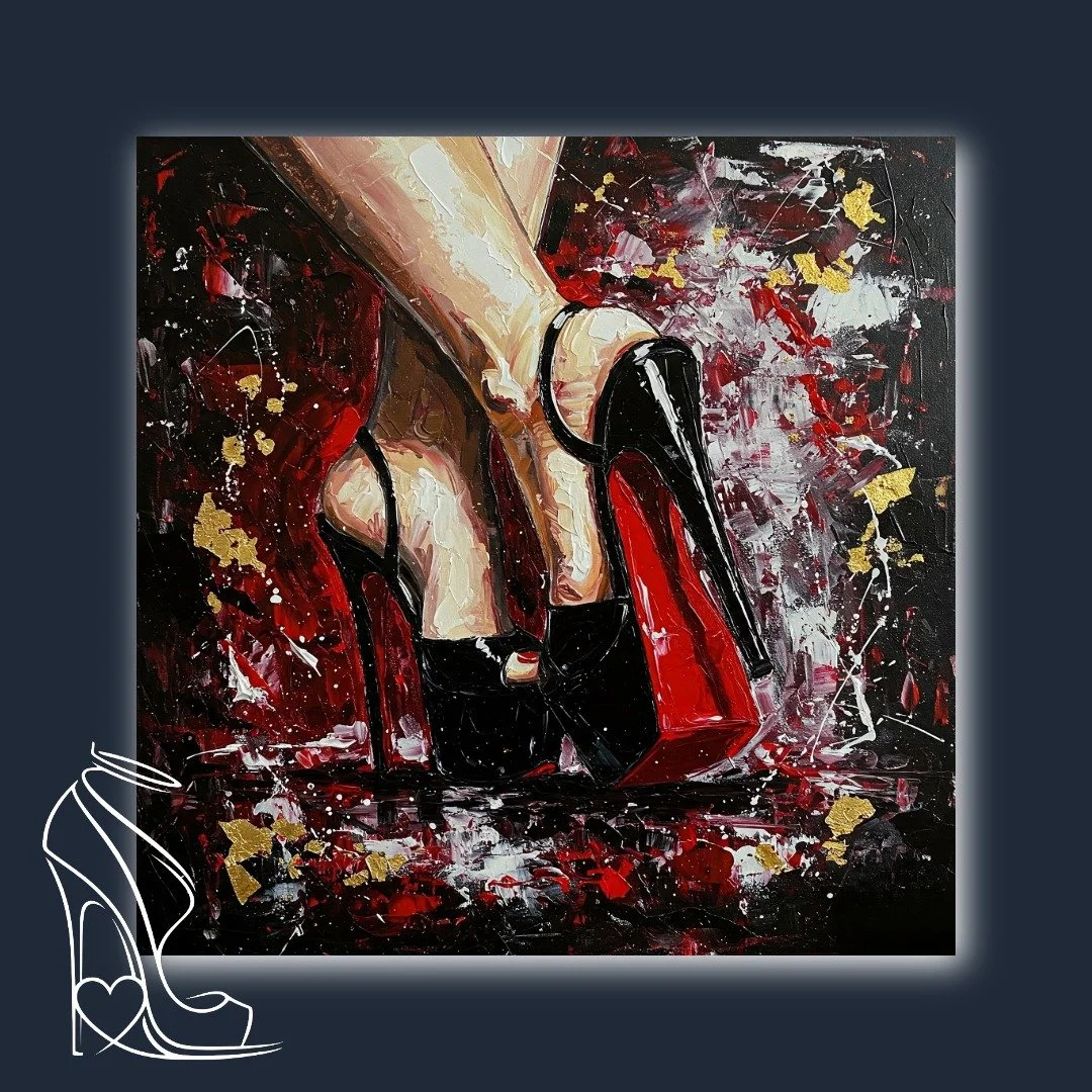 Red Sole Rendezvous: A Study in High Heel Glamour