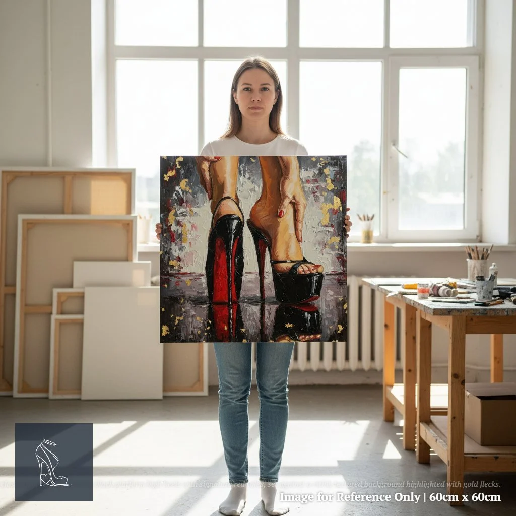 the-allure-of-the-red-sole-a-textured-study-in-black-and-gold-an-impasto-oil-painting-capturing-scale reference.jpg