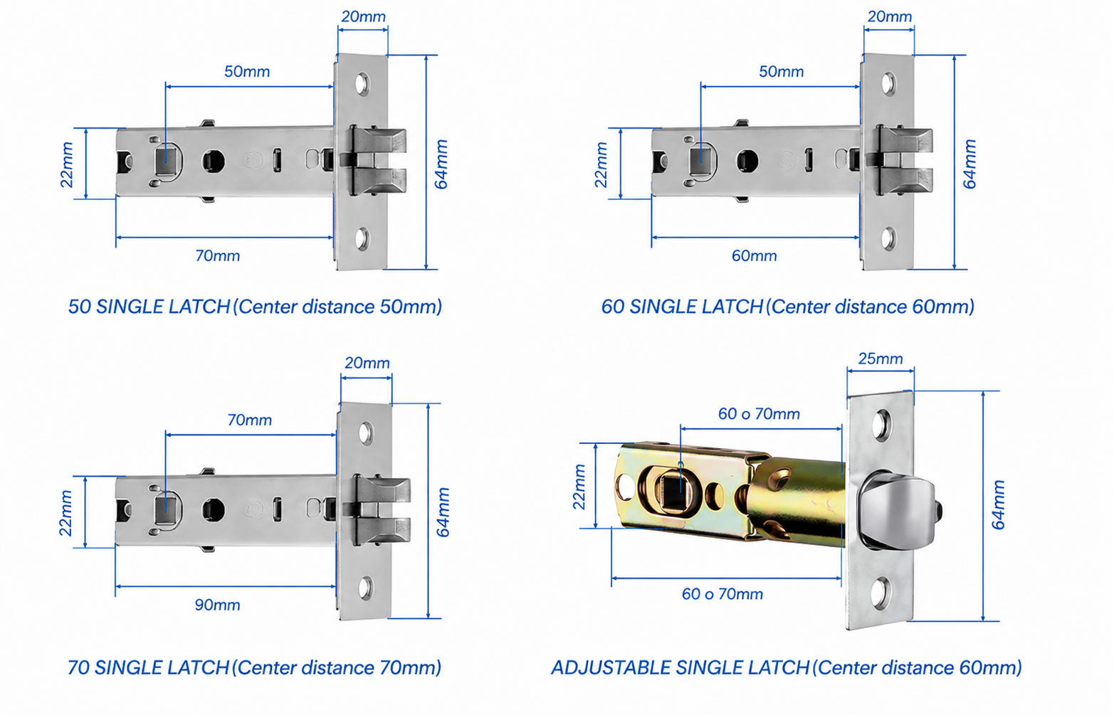 SINGLE LATCH & DEADBOLT - Pestillo Simple y Cerrojo de Seguridad