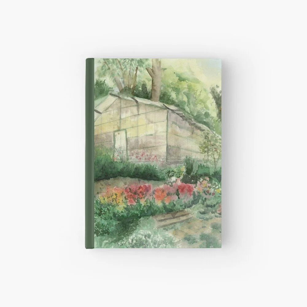 Little Greenhouse Hardcover Journal