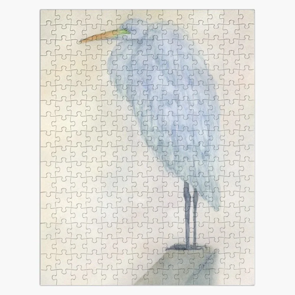 Blue Egret Jigsaw Puzzle