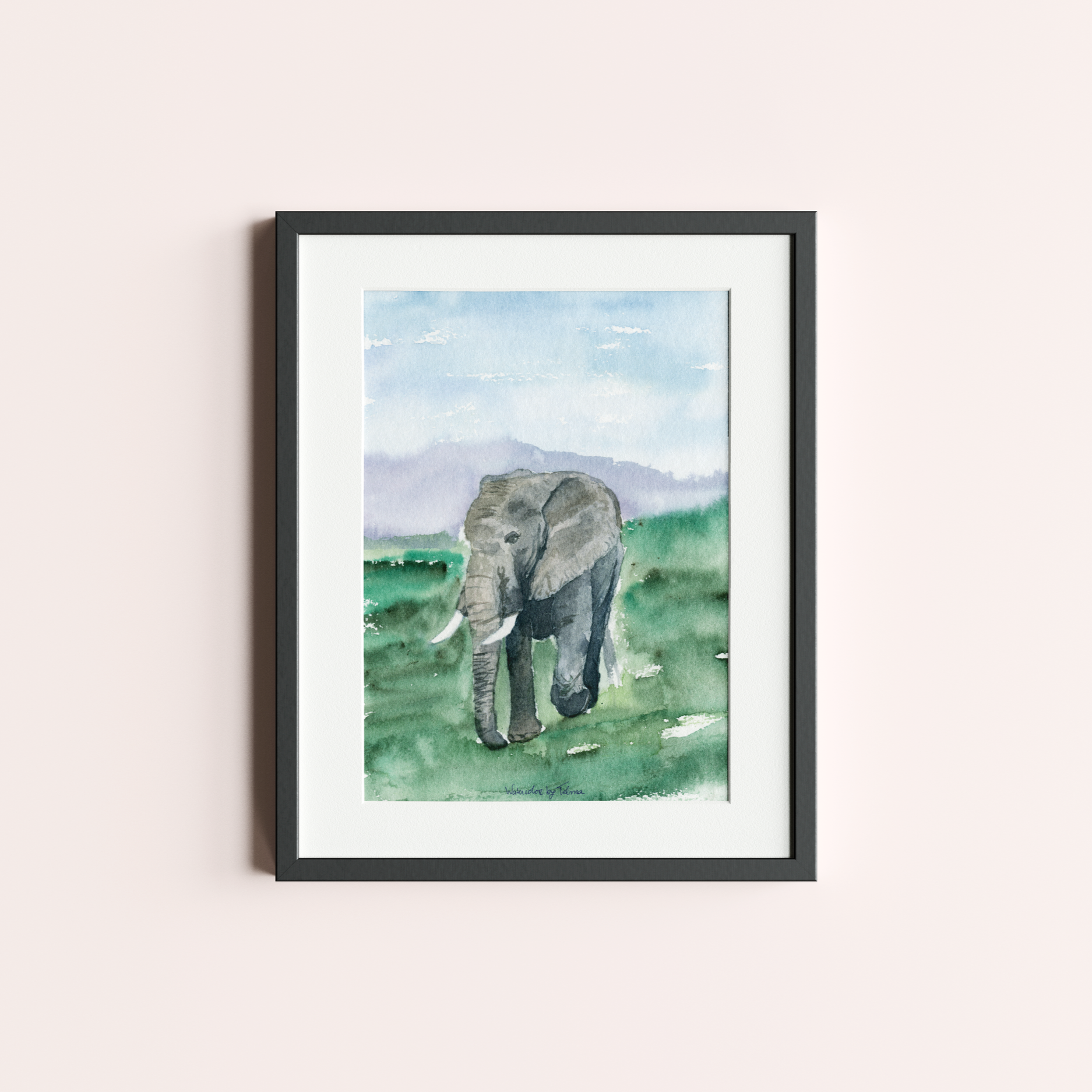 Elephant on Savannah