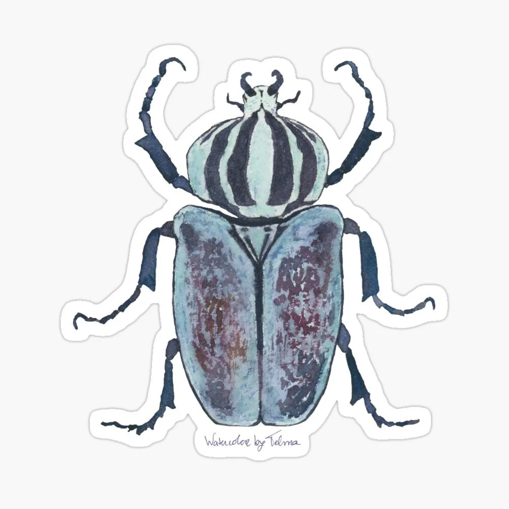 Blue Beetle Sticker