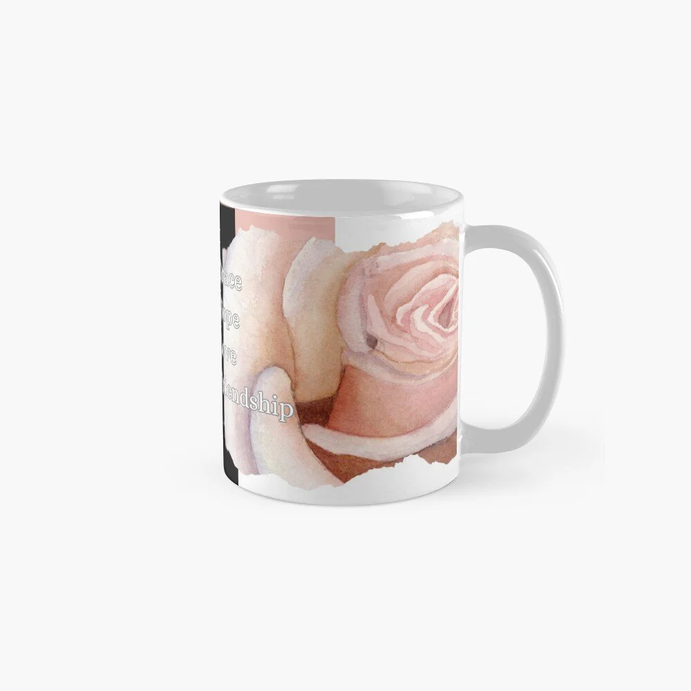 Pink Rose Mug
