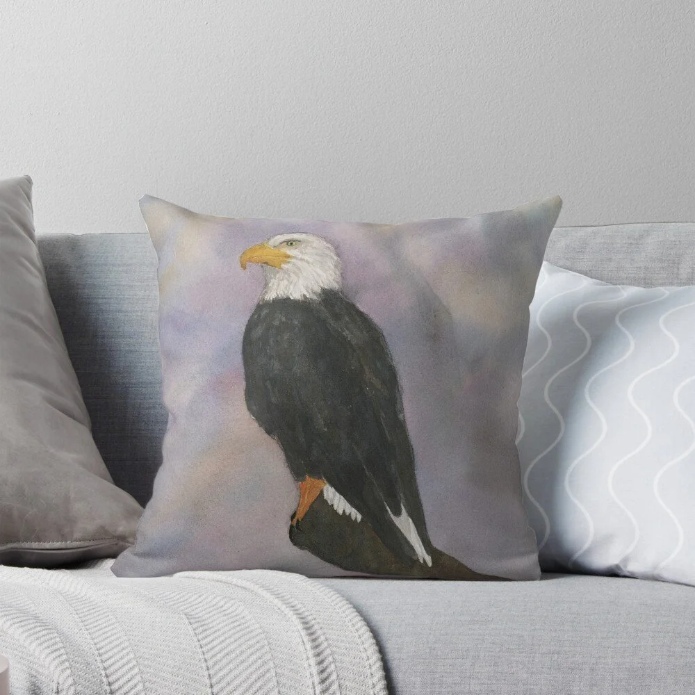 White-Headed Eagle Pillow