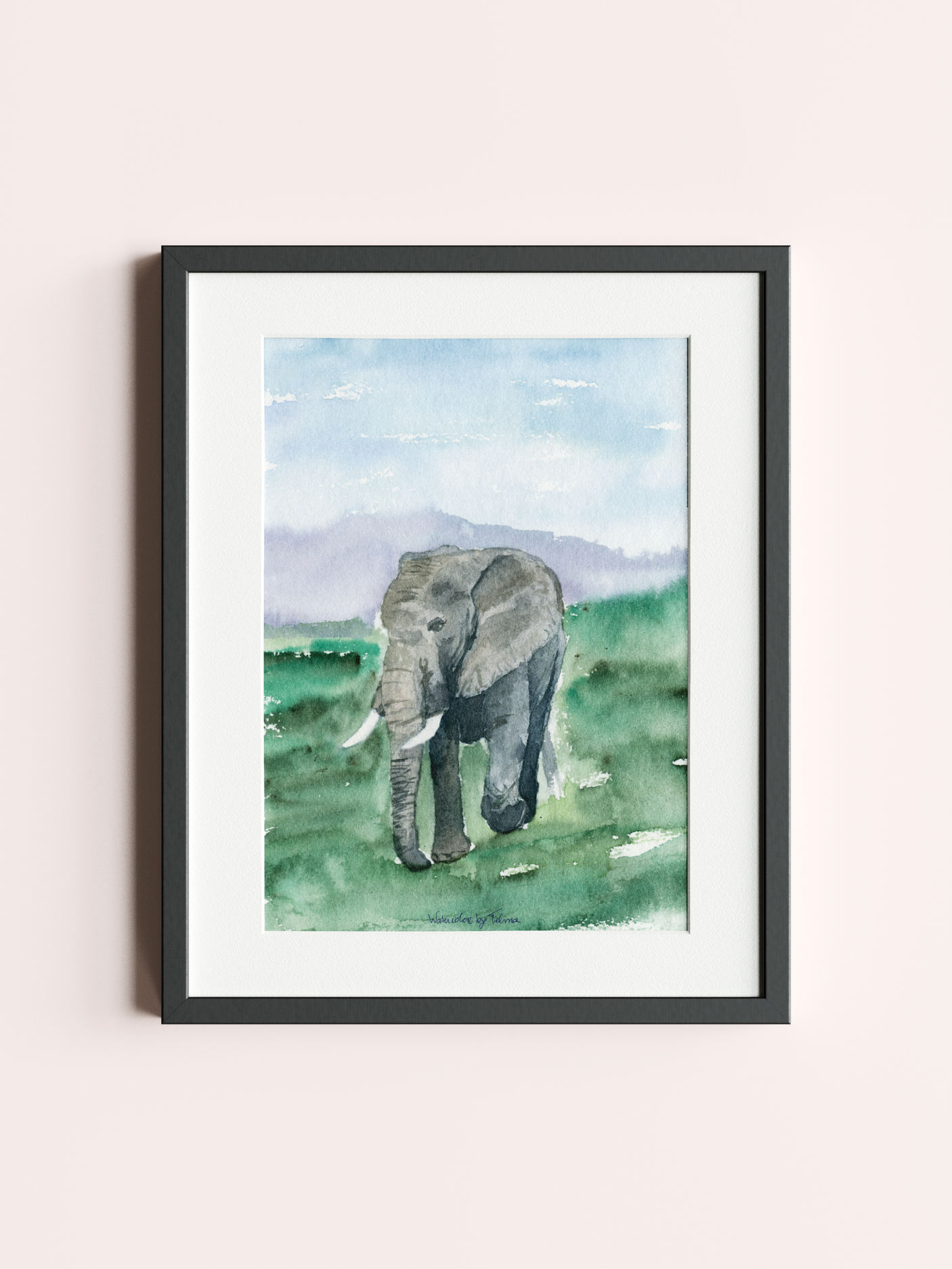Elephant on Savannah