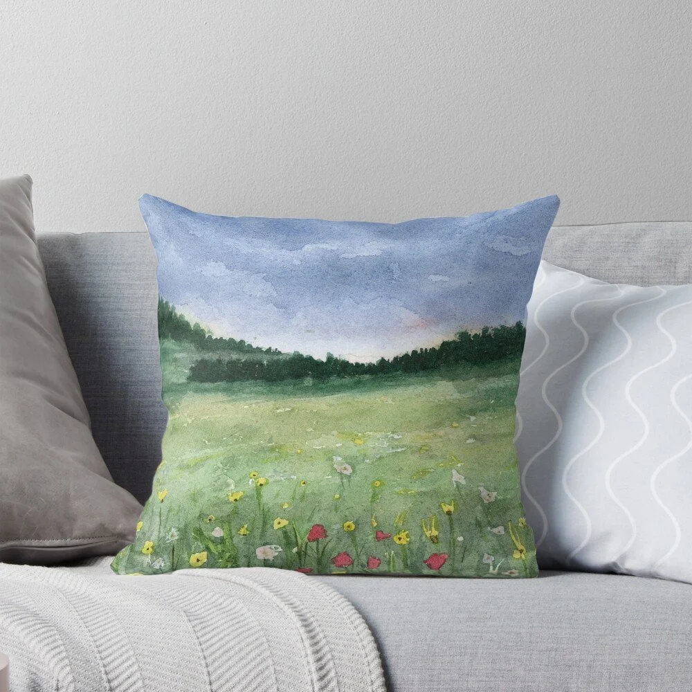 Flower Field Pillow