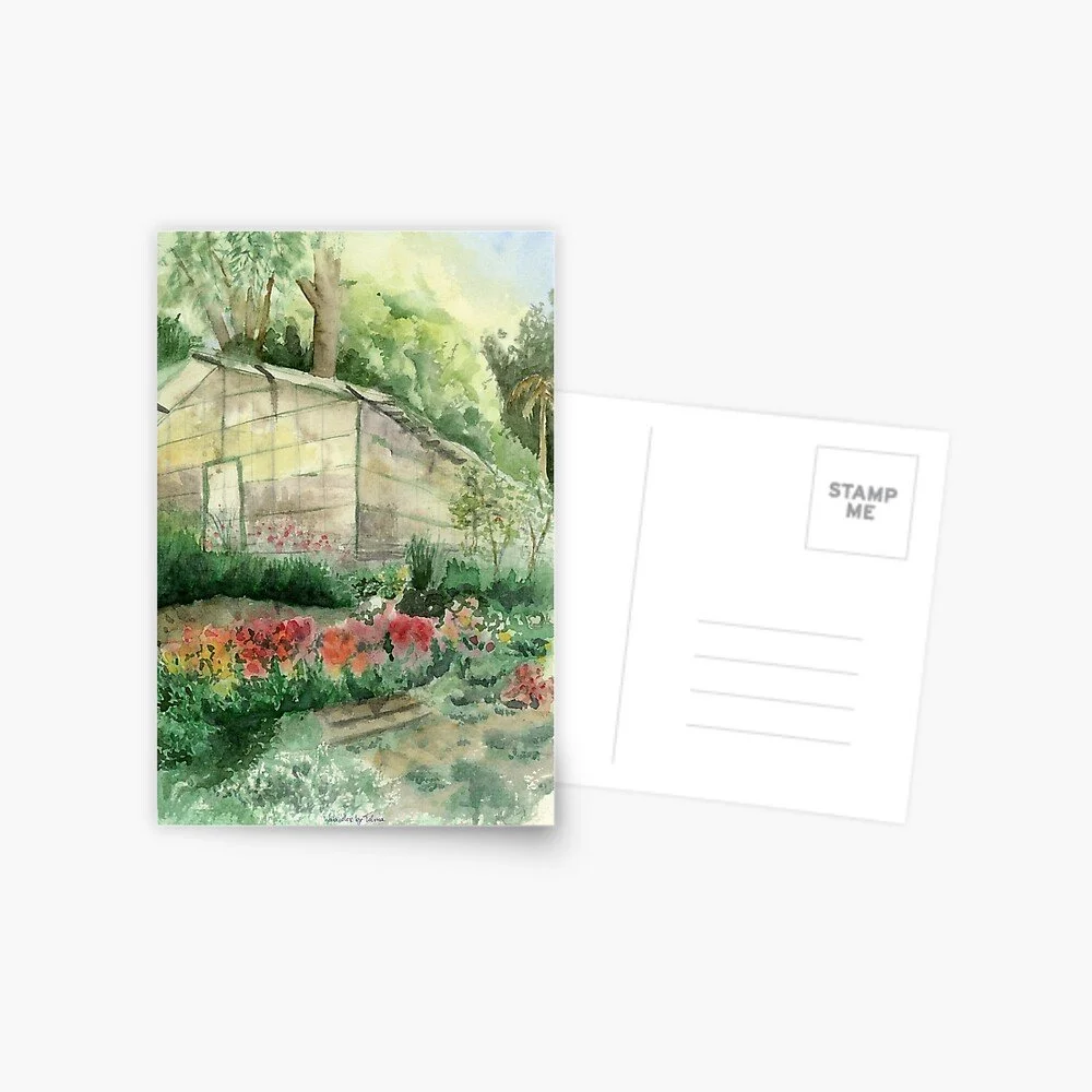 Little Greenhouse Postcard