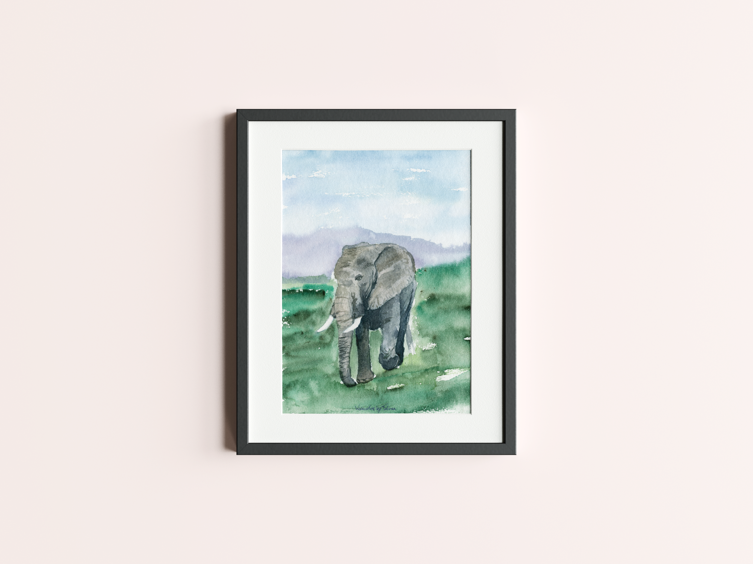 Elephant on Savannah