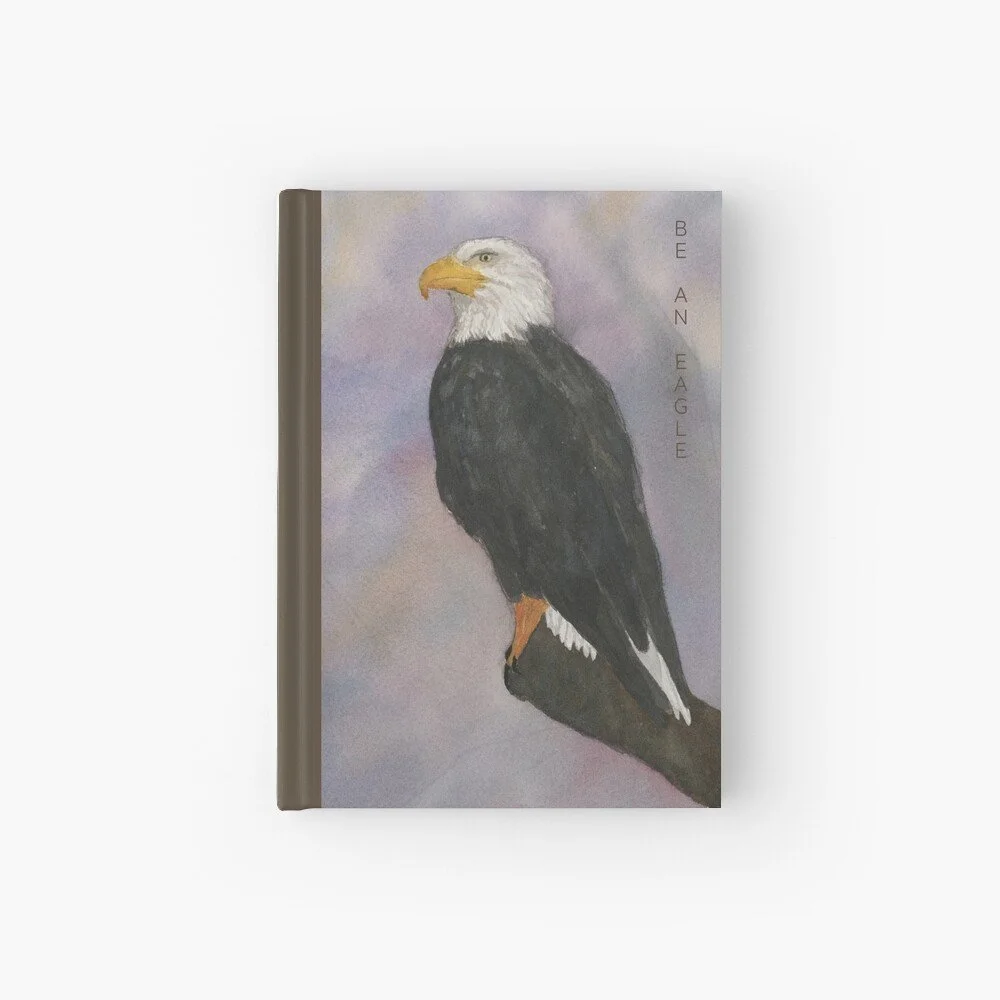 White-Headed Eagle Hardcover Journal