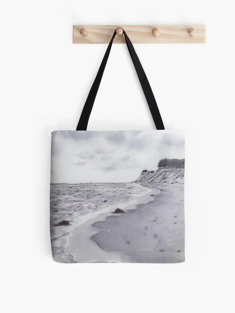 Grey Beach Bag