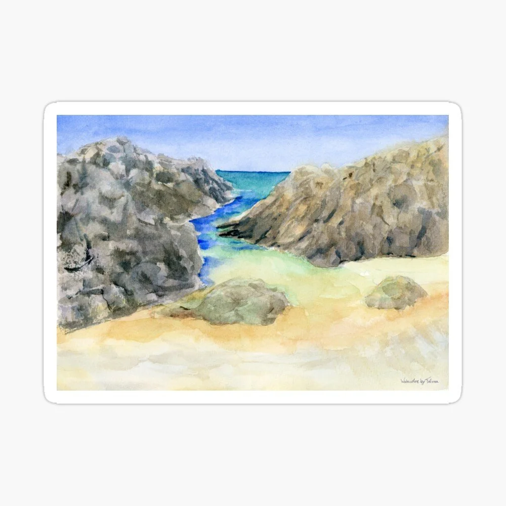 Beach & Coastal Rocks Sticker