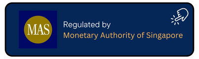 Logo and text indicating regulation by the Monetary Authority of Singapore.
