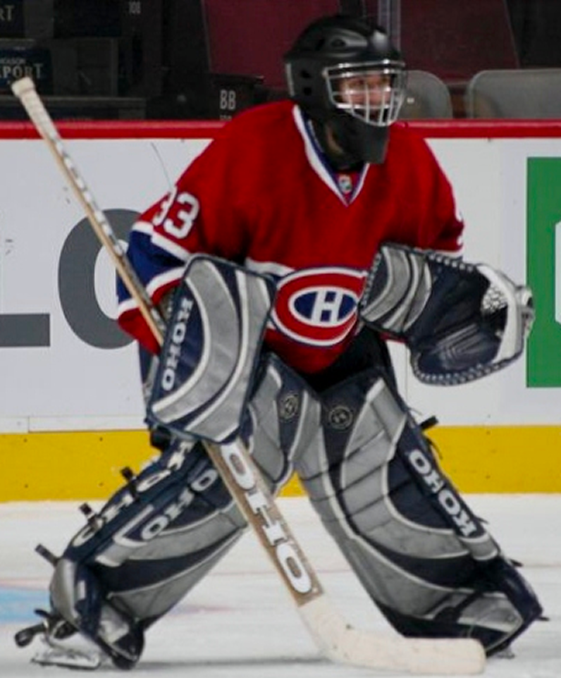 Ludovic Dumas as goaltender