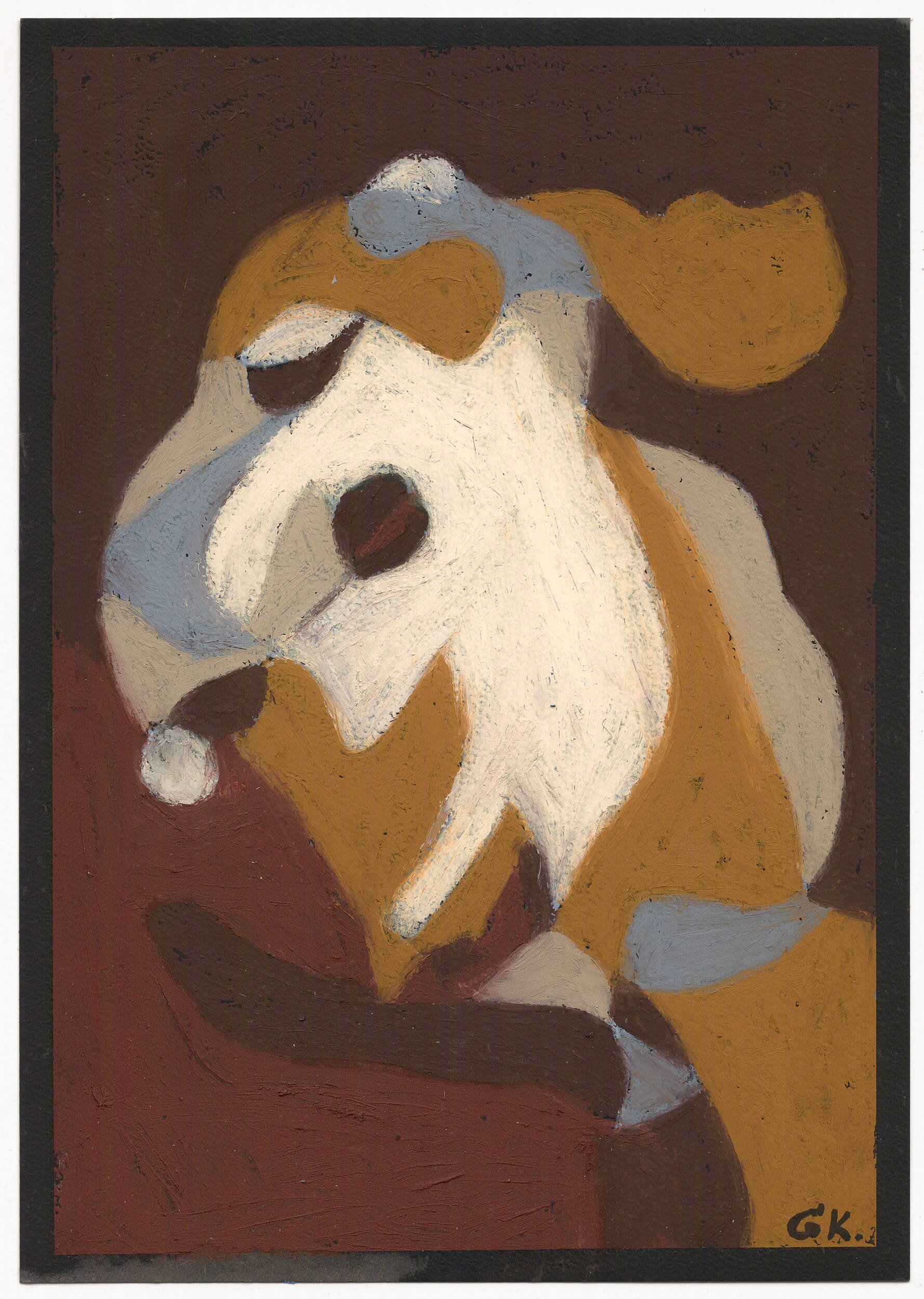 Abstract Figurative Portrait on Fine Art Paper | The Jester