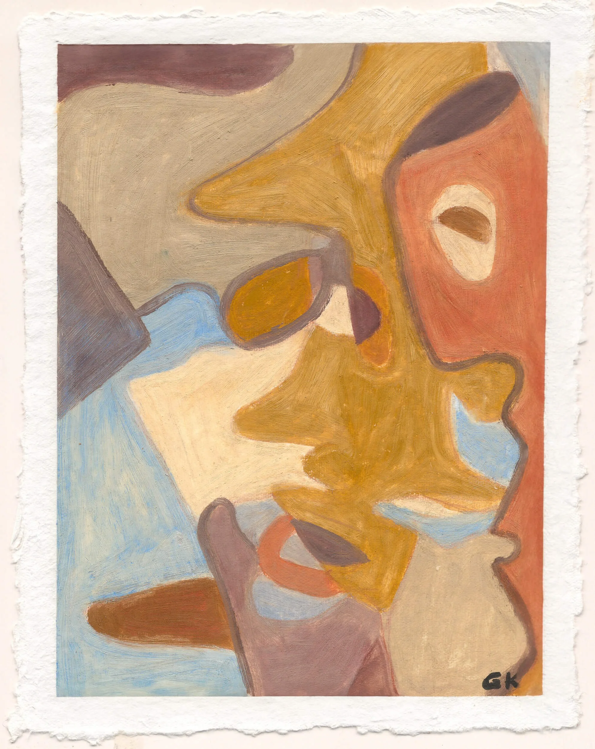Abstract Figurative Portrait on Fine Art Paper | The Many Selves
