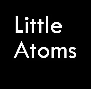 Text on a black background that reads 'Little Atoms' in white