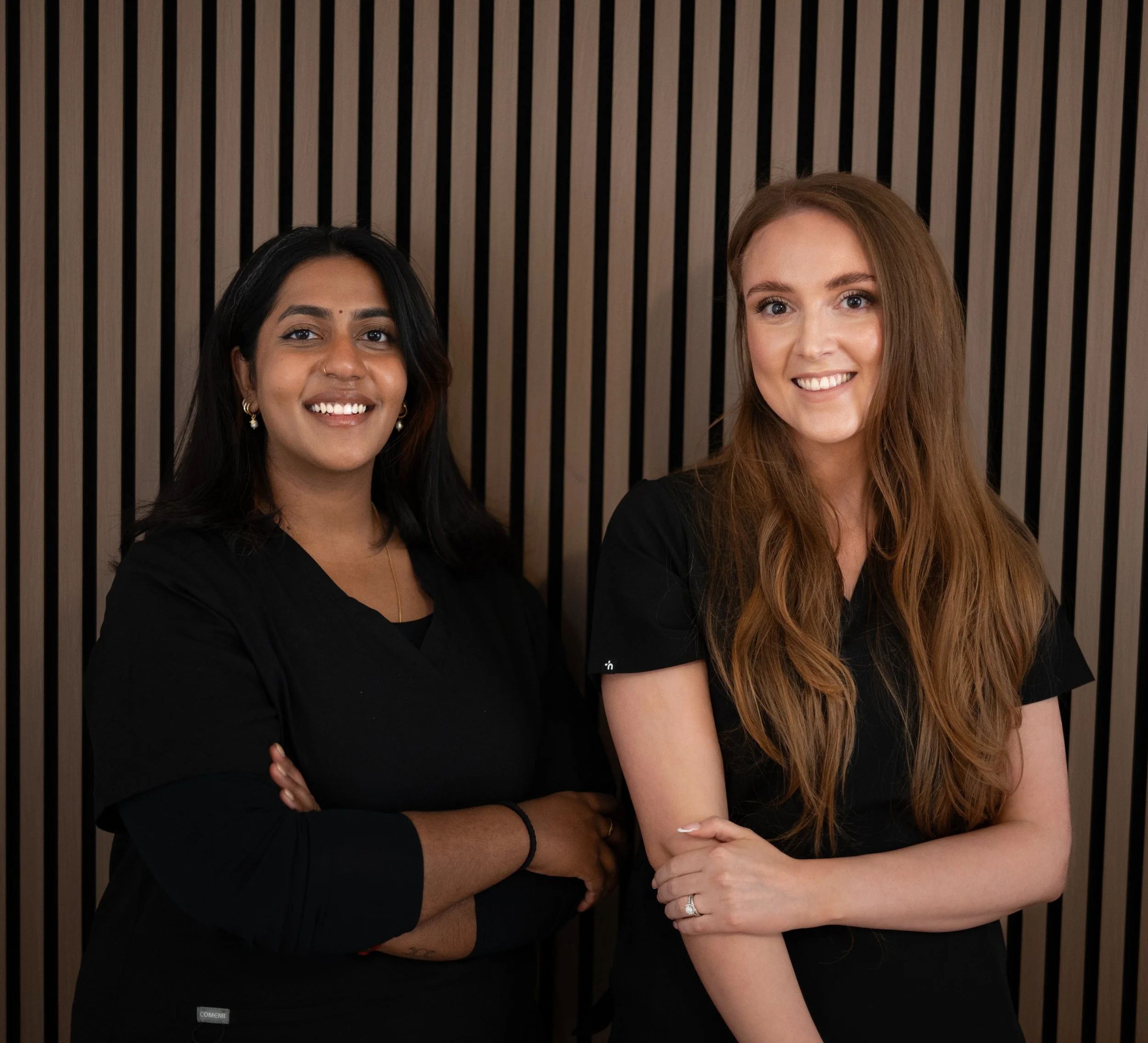 Dr Amy and Dr Misha, GMC registered aesthetic doctors at Revitalise Aesthetics Liverpool