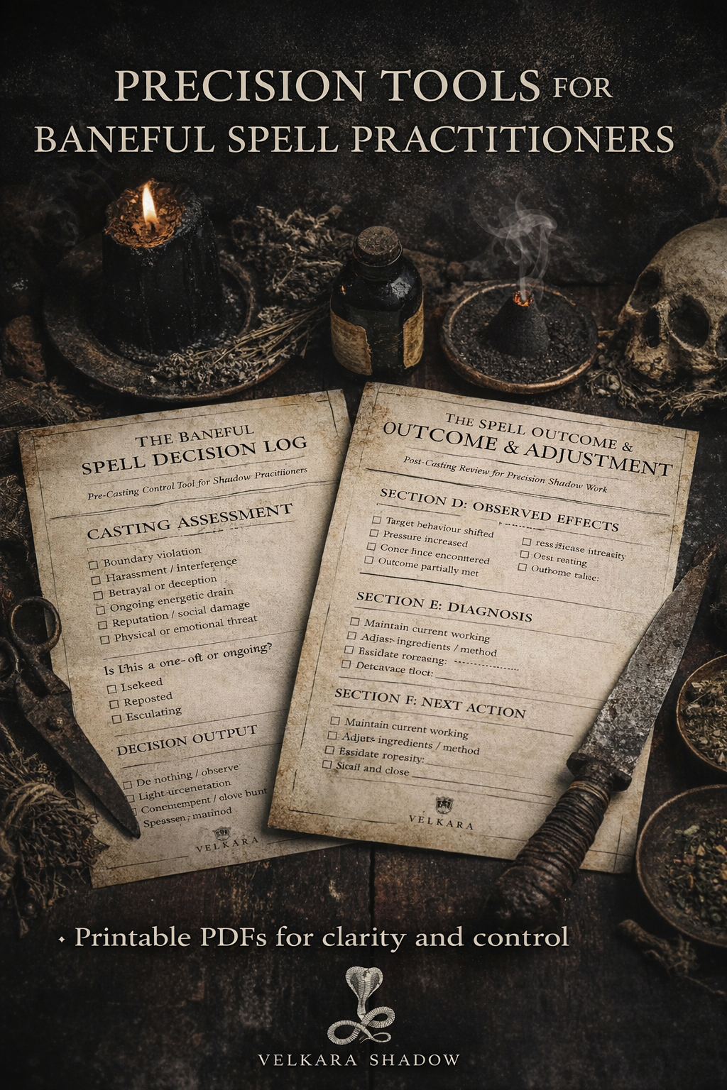 Spell Decision Log - baneful