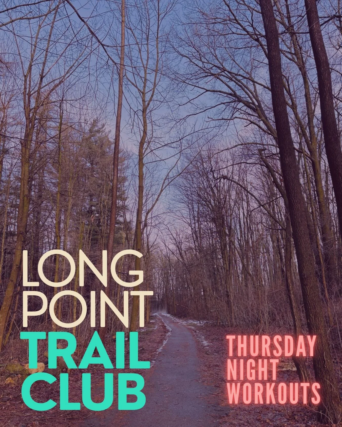 Thursday night workout! 💥 April 23. 📍 Meet at the Waterford Ponds at the Alice St. and Washington St. lot for 6:30 PM. 

We&rsquo;ll start with a dynamic warmup and easy 1km jog to the base of the hill then run 1km hill repeats looping around the t