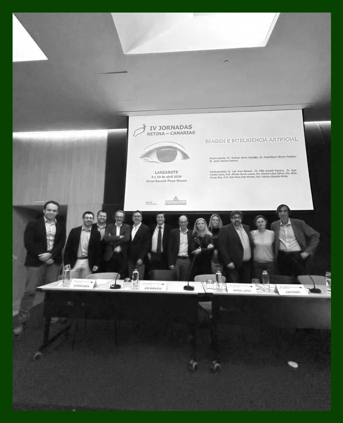 ✈️👁️ Els dies 9 i 10 d&rsquo;abril, van tenir lloc a Lanzarote les IV Jornades #RetinaCanarias. El Dr. Llu&iacute;s Arias va poder-hi assistir i participar com a ponent de les taules &ldquo;#Retina quir&uacute;rgica&rdquo;, &ldquo;Imatge i #IA&rdquo