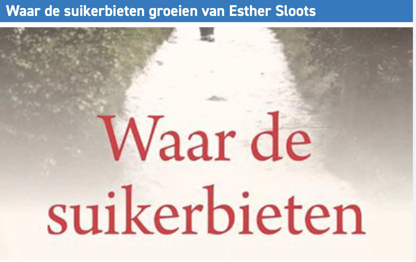 De Krant: boek van de week