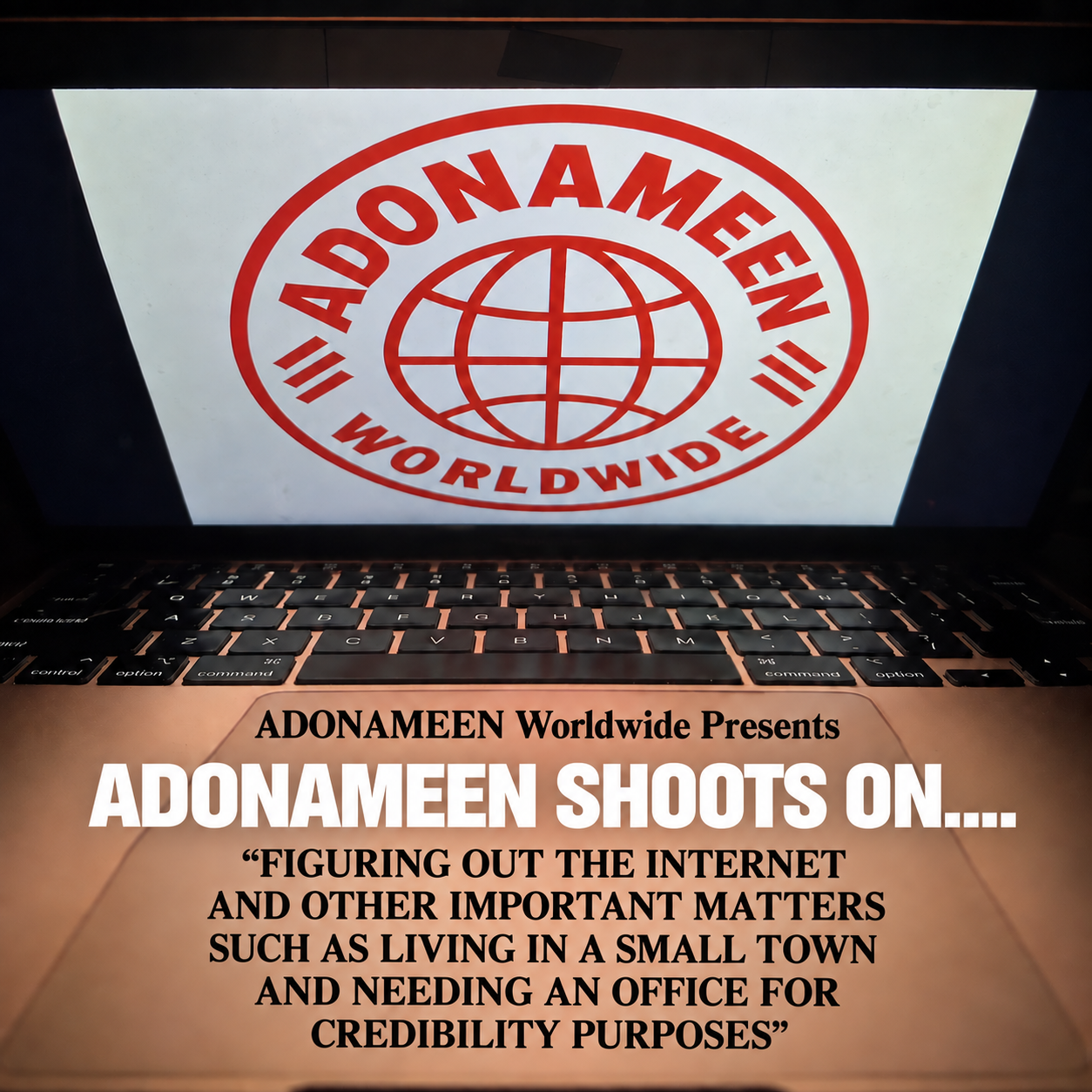 ADONAMEEN WORLDWIDE SHOOTS ON… “FIGURING OUT THE INTERNET and Other Important Matters”