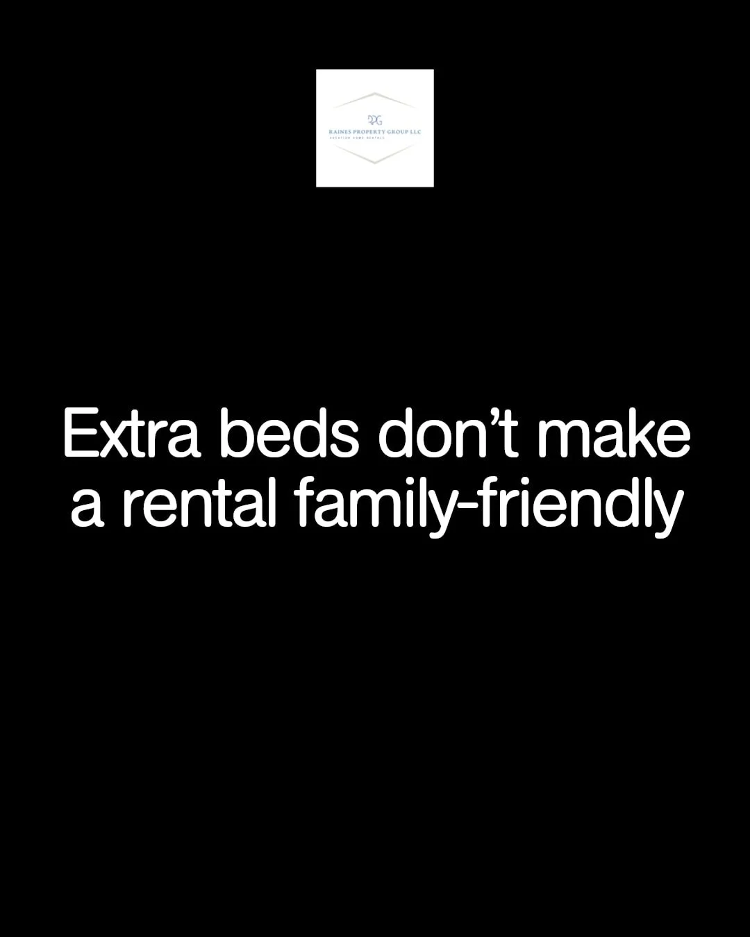 Think extra beds make a rental family-friendly? Think again. True family-friendly rentals offer safe play areas, cozy gathering spots, and thoughtful touches that keep everyone comfortable and connected. What's your must-have for a family stay?