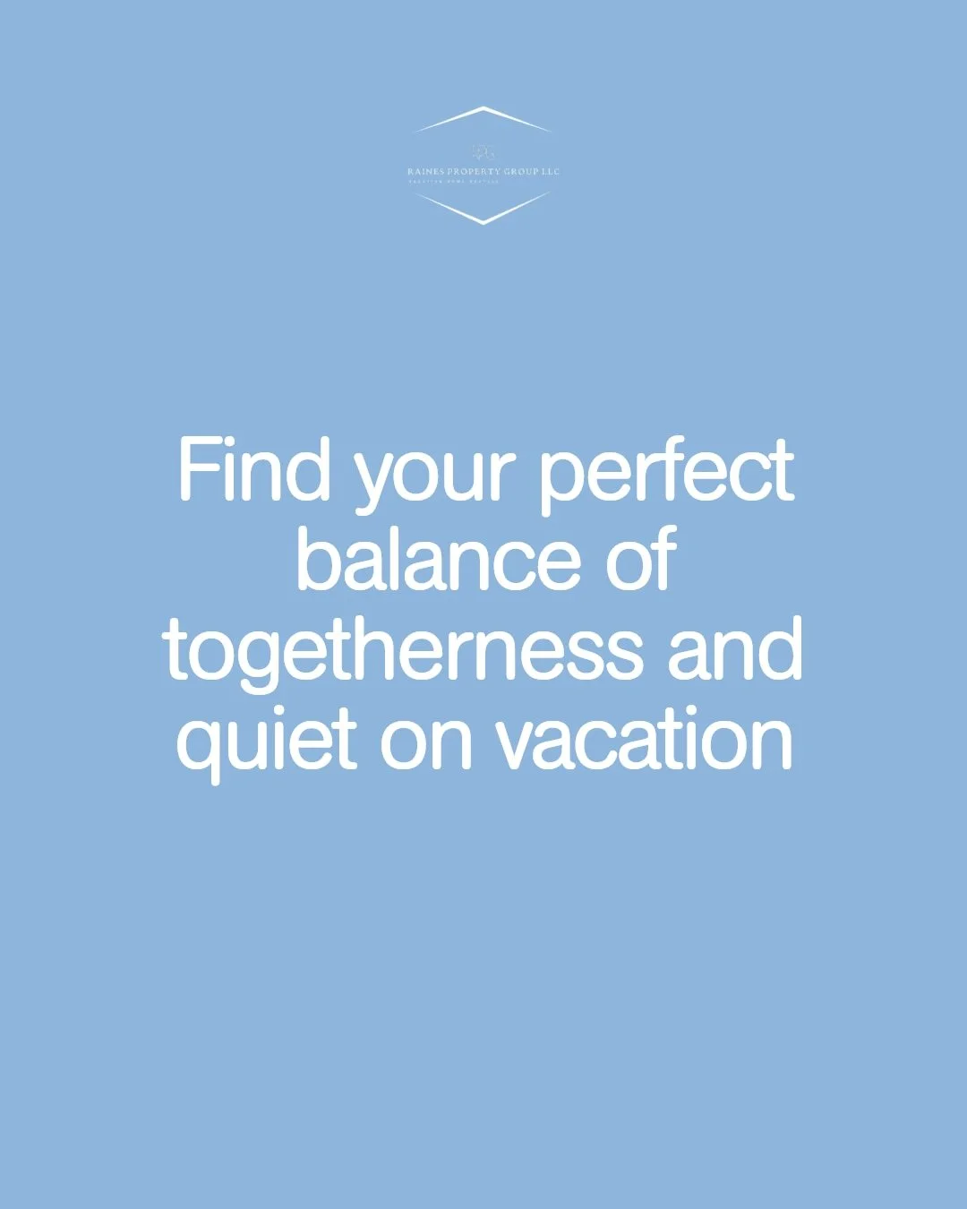 Looking for a vacation rental that balances quality together time and peaceful downtime? Choose a space with cozy corners for connection and quiet spots for rest&mdash;so everyone leaves refreshed and recharged.

What&rsquo;s your must-have feature f