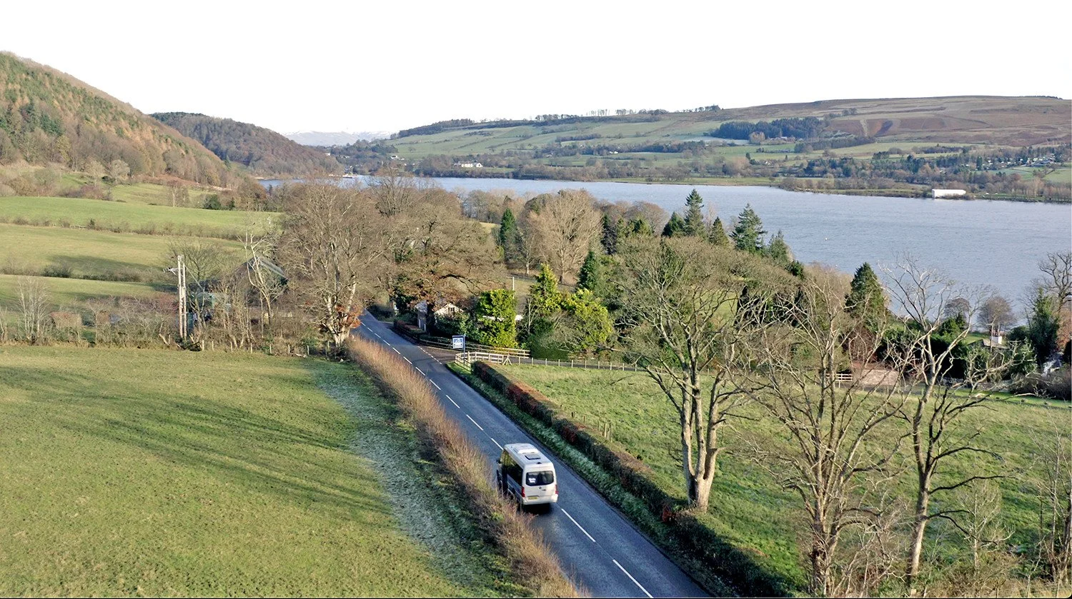 Ullswater Bus helping people travel between villages, walking routes and lakeshore places around Ullswater.