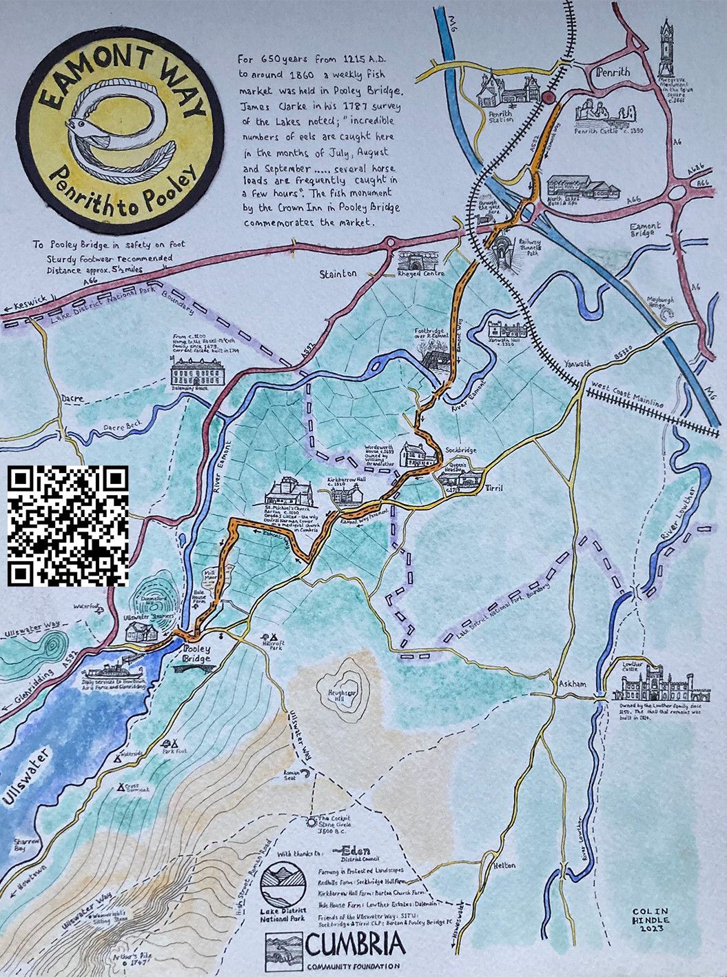 Eamont Way map