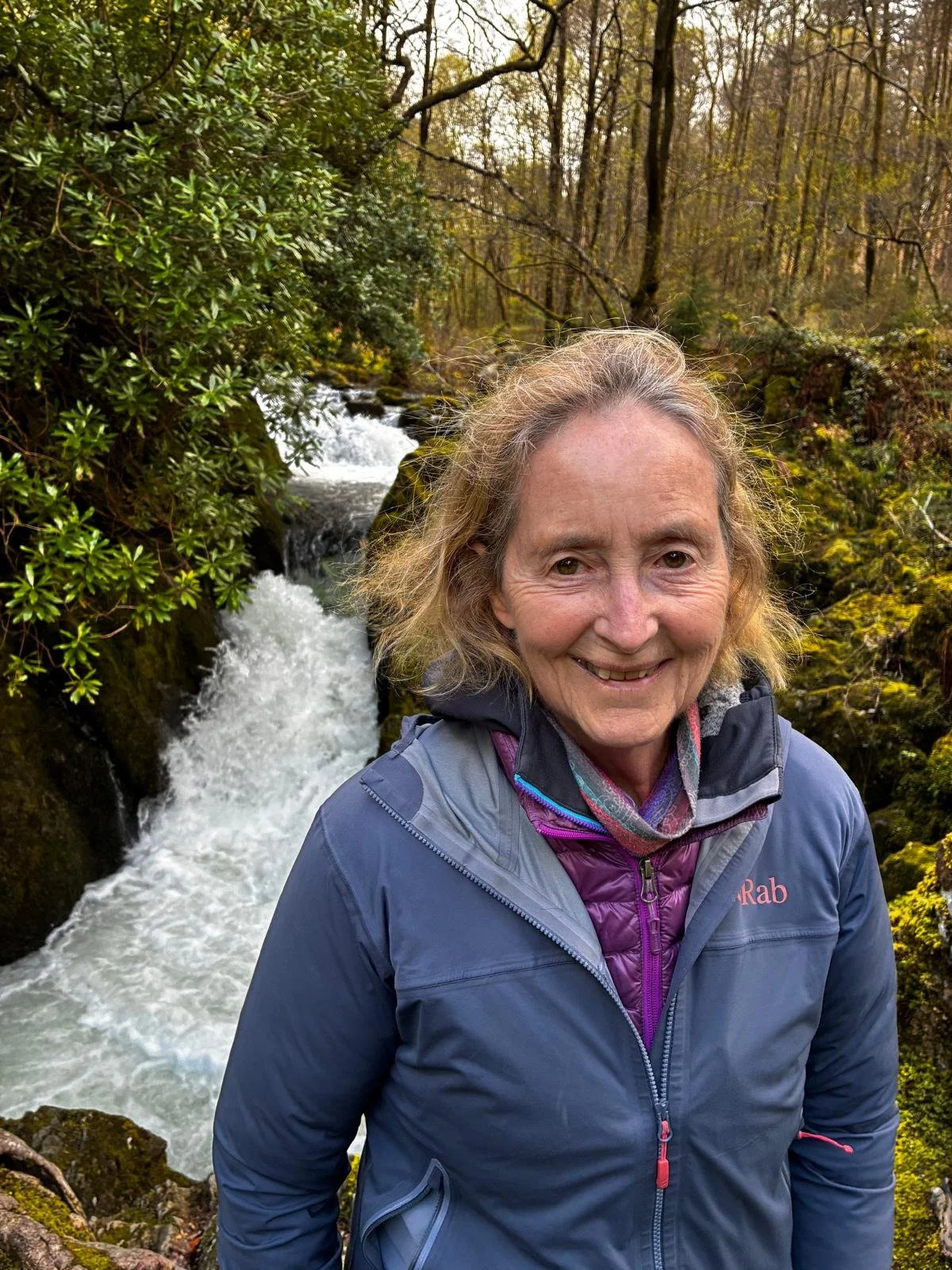 Photograph of Anne Clarke, trustee of the Friends of the Ullswater Way