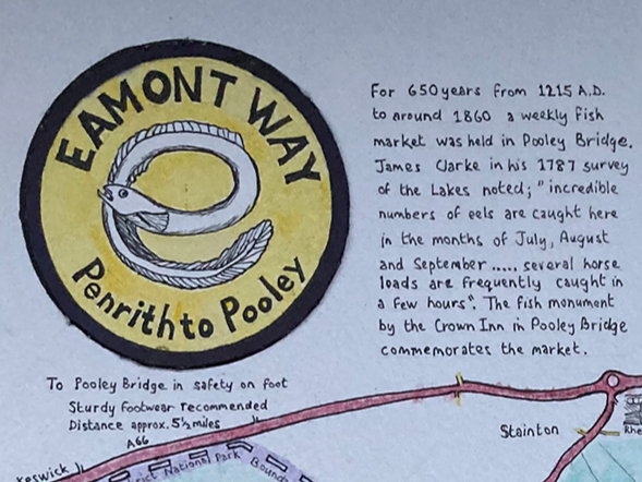 Logo of the Eamont Way