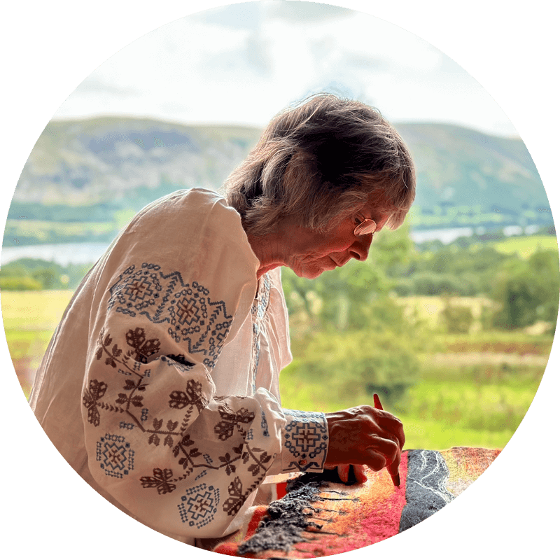 Photograph of Jane Firth, trustee of the Friends of the Ullswater Way