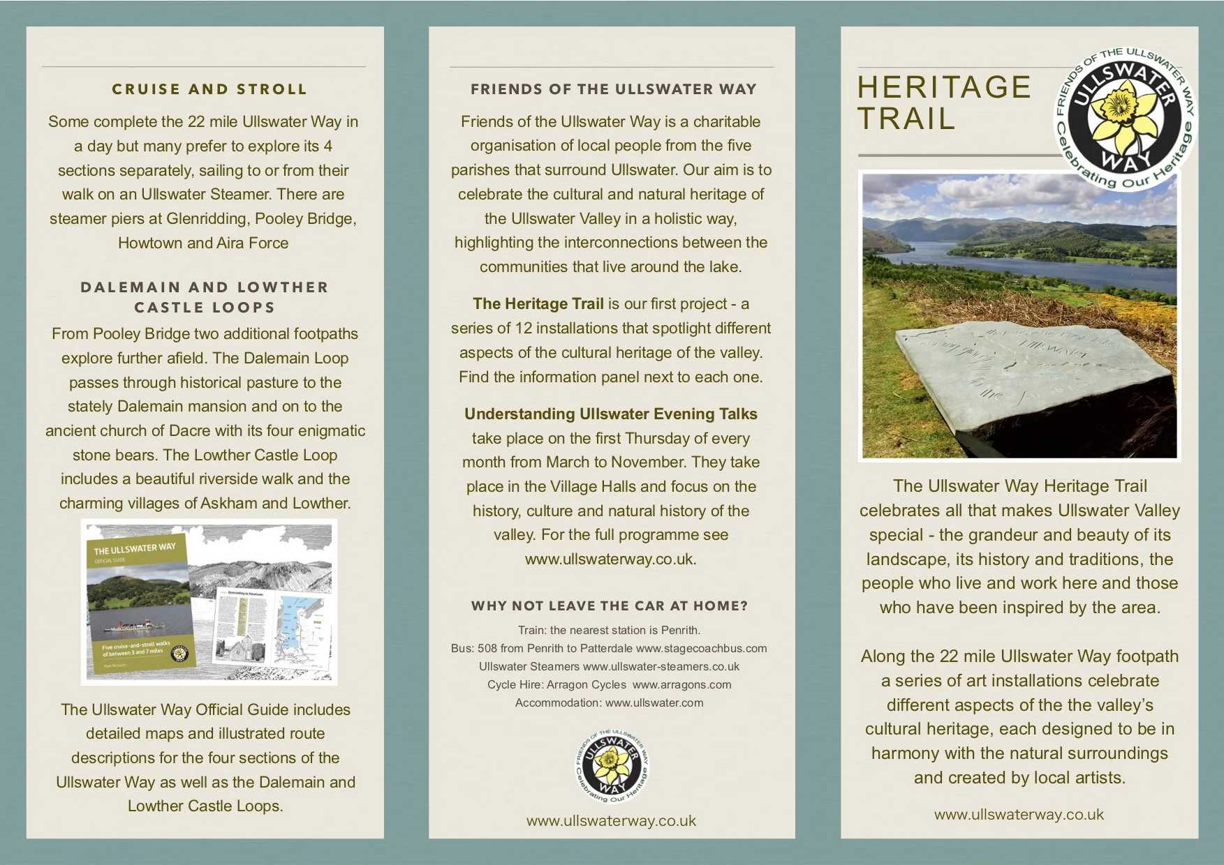 Leaflet about the Heritage Trail