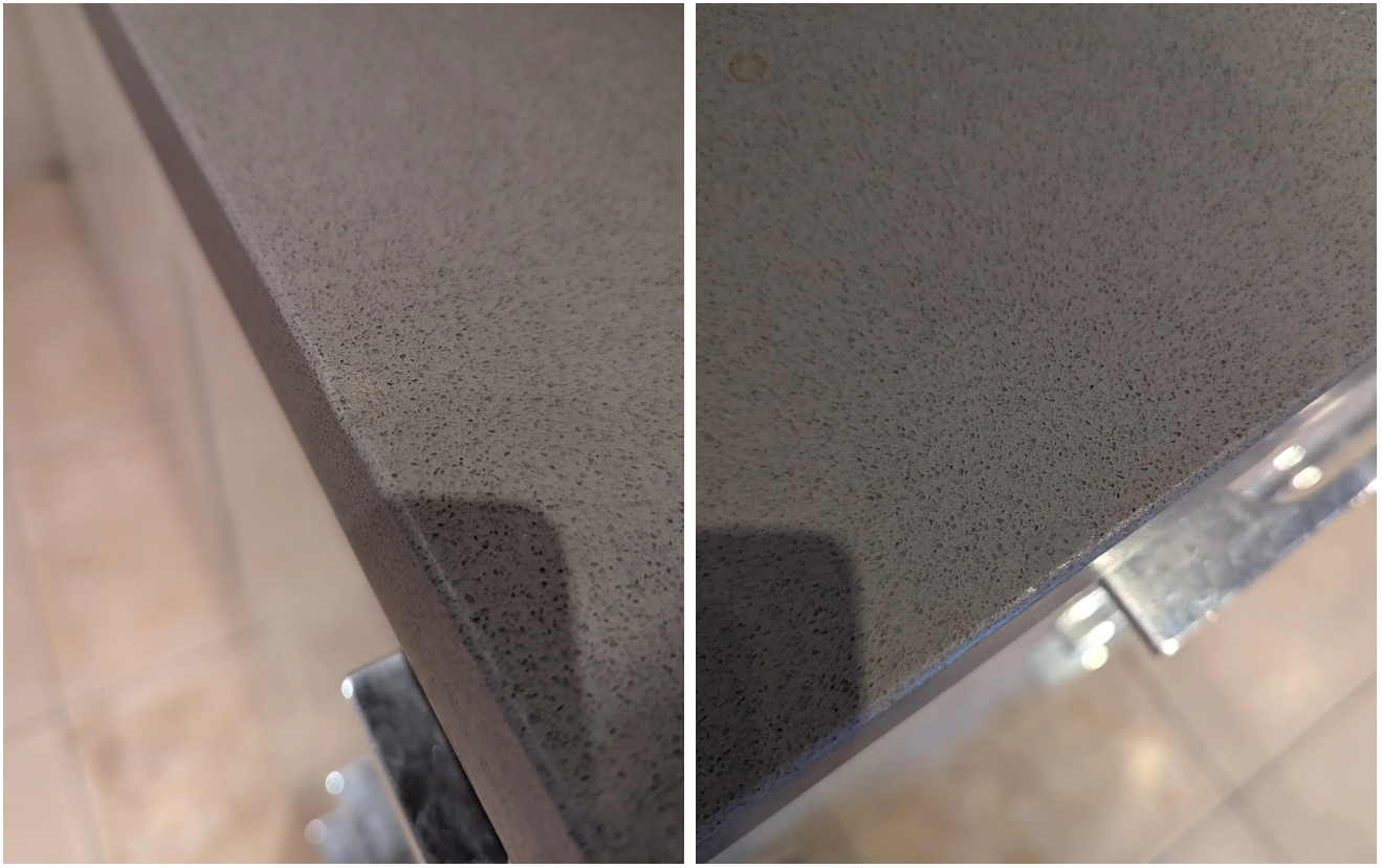 Silestone quartz worktop chip repair - London