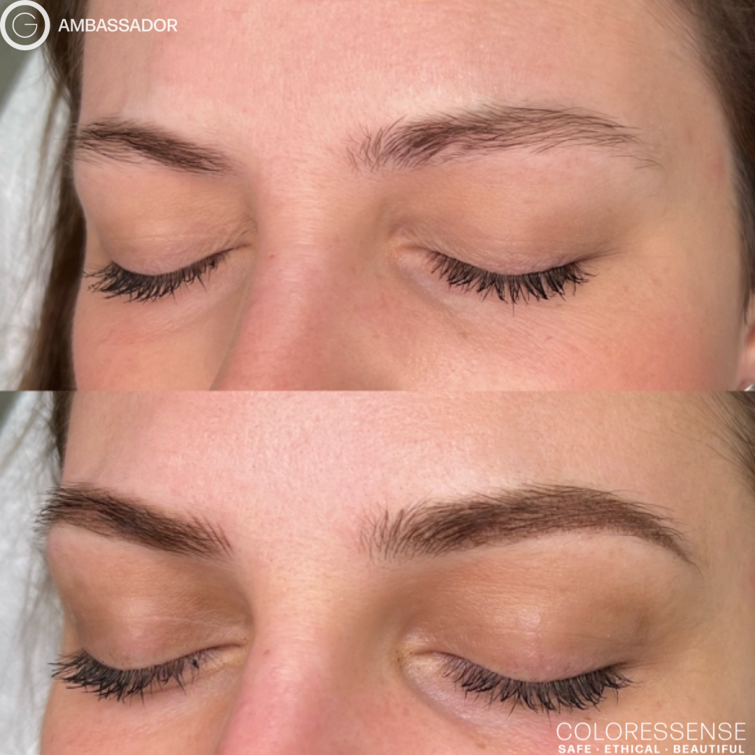 soft, natural, permanent powder brows 