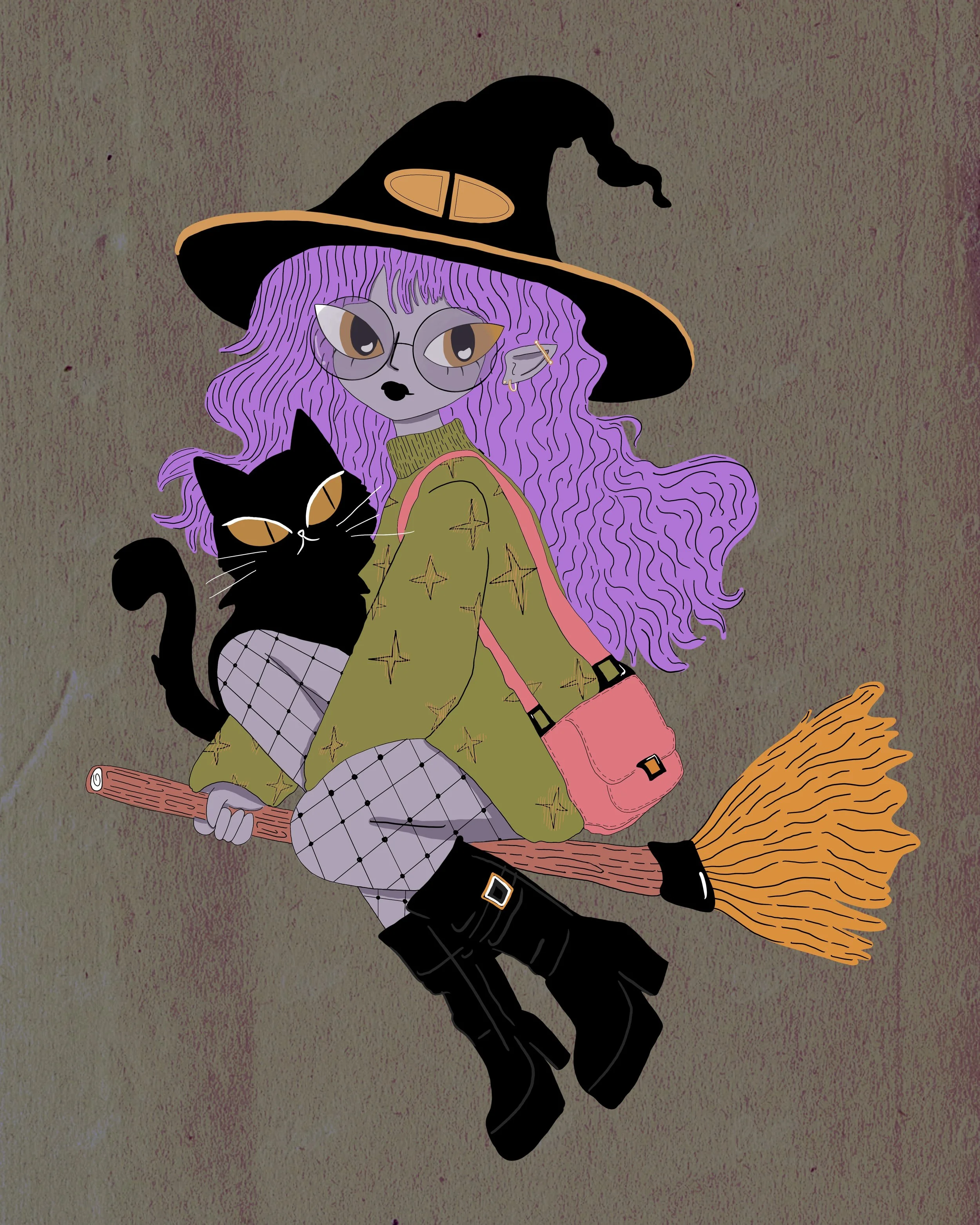 Witchy Poster Print