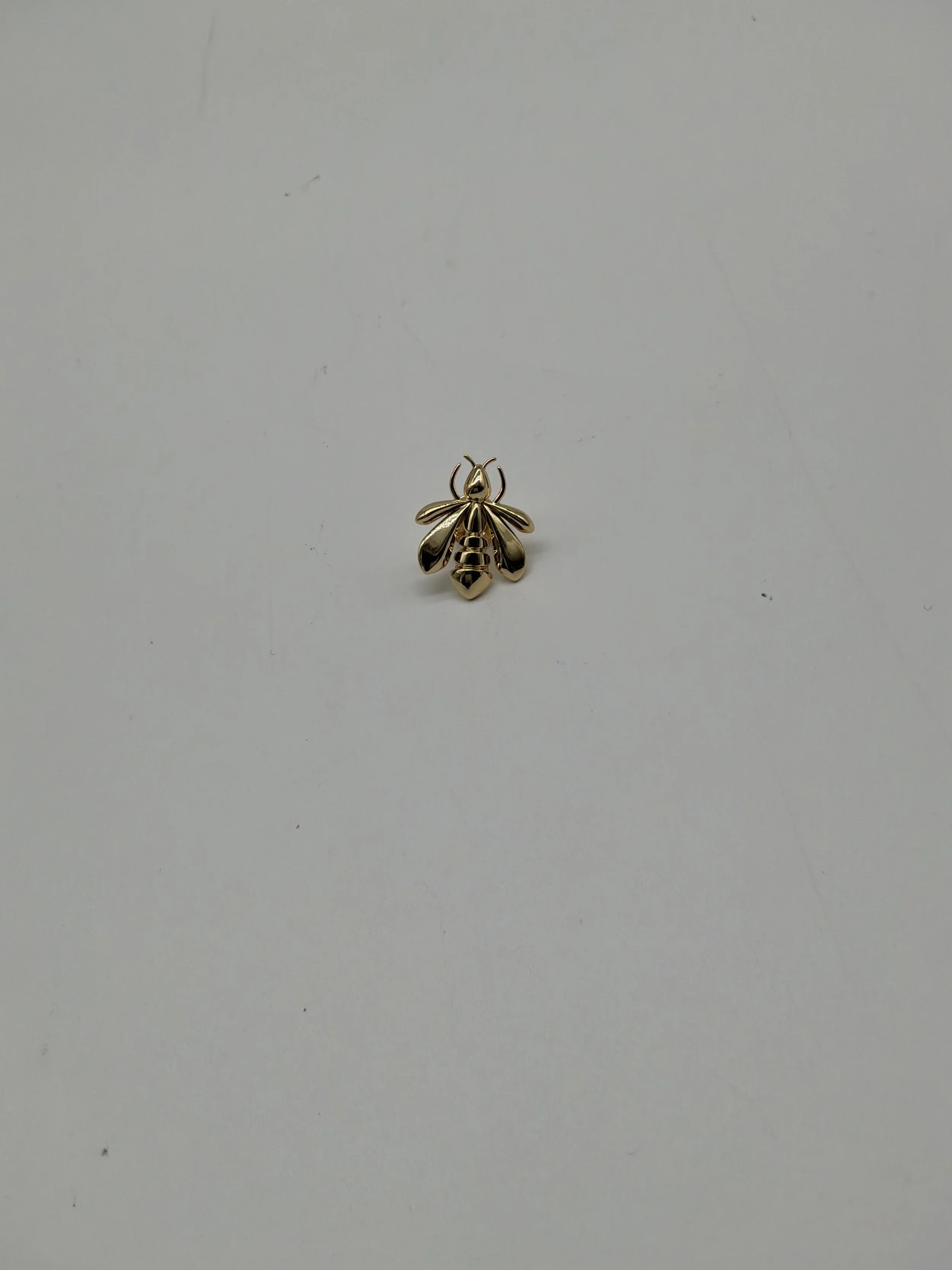 Guerlain Gold-Tone Bee Lapel Pin Brooch