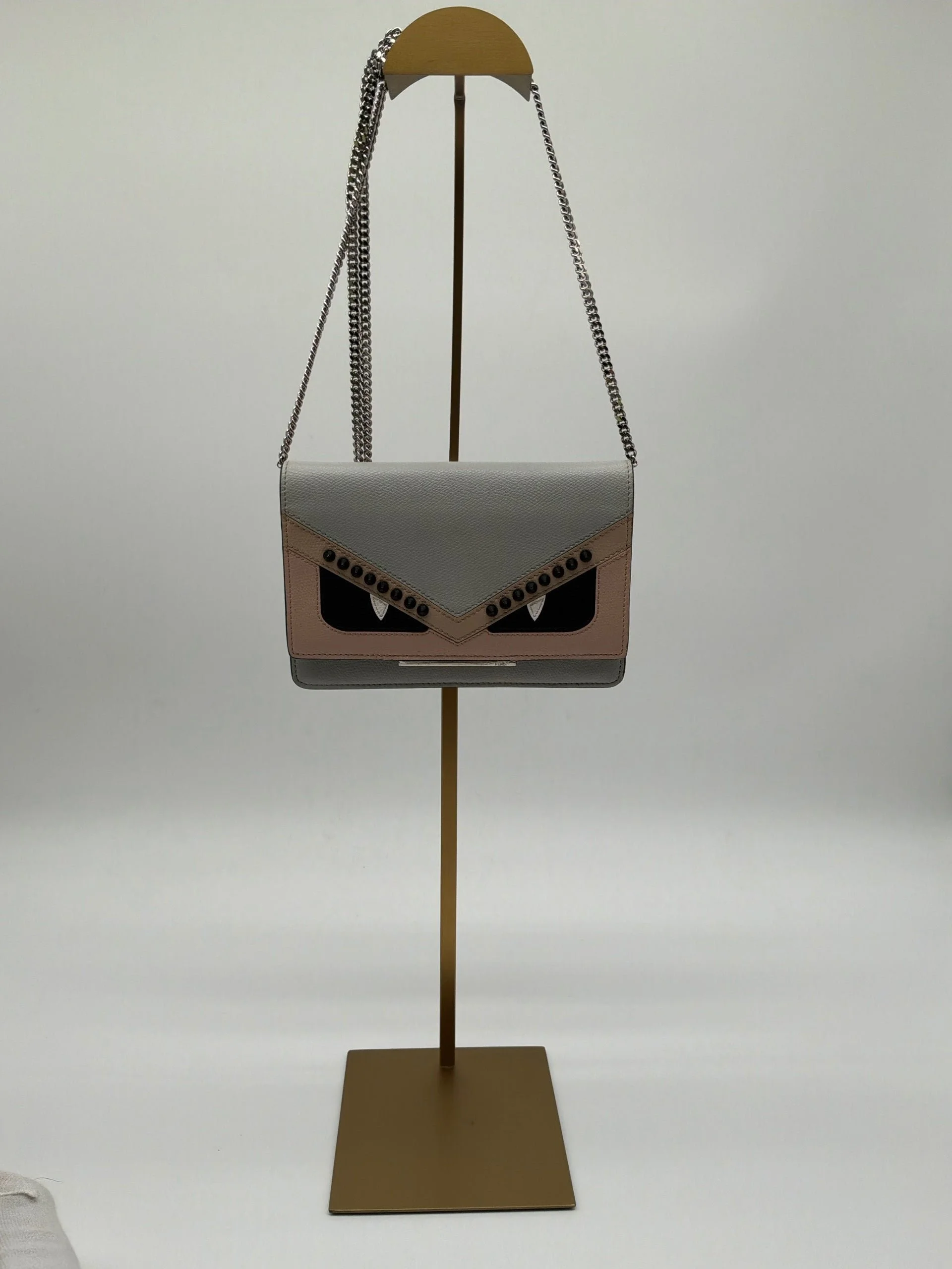 Fendi Monster Bag Chain Wallet - Multicolor Leather, Monster Eyes