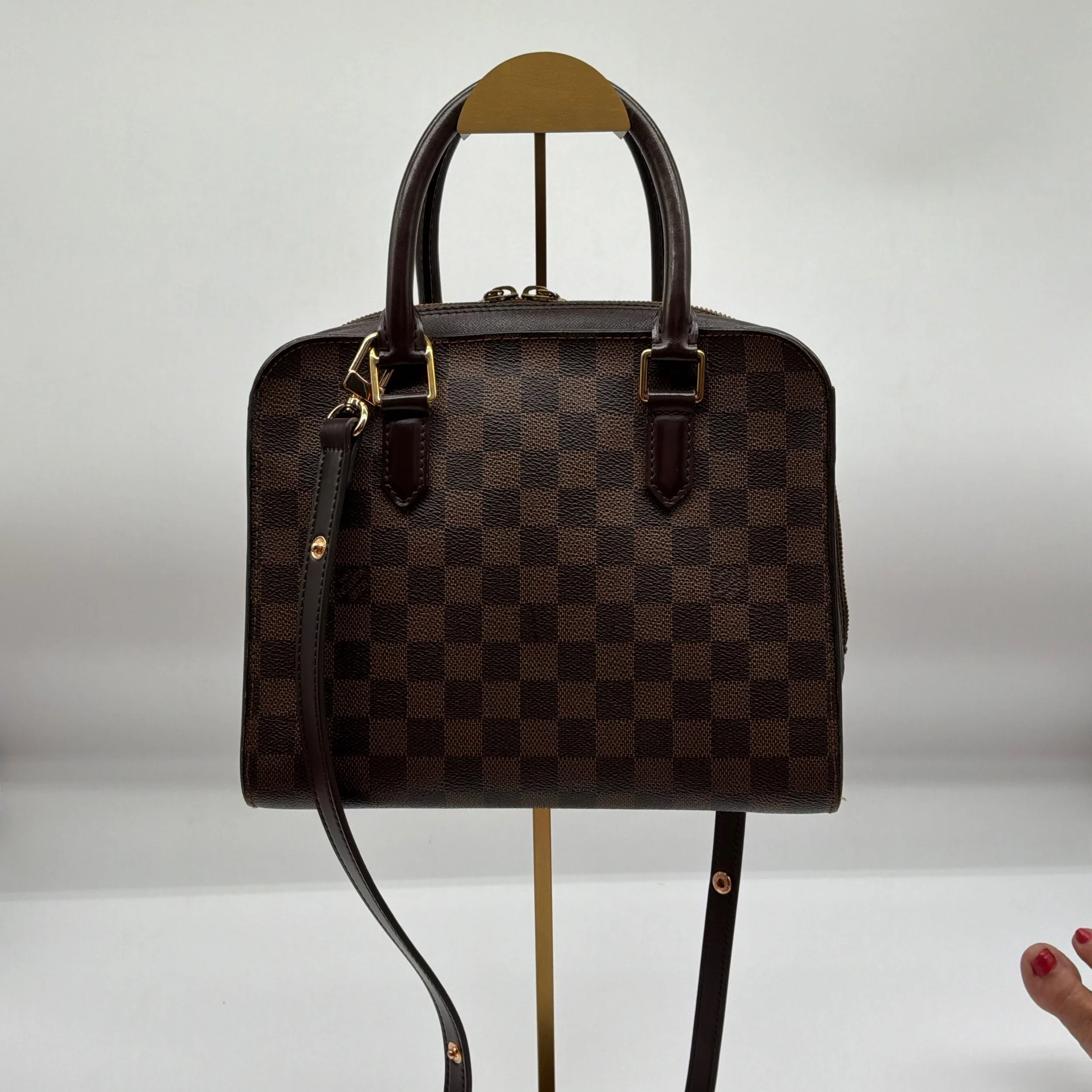 Louis Vuitton Damier Ebene Speedy Bandoulière – Brown Checkered Satchel