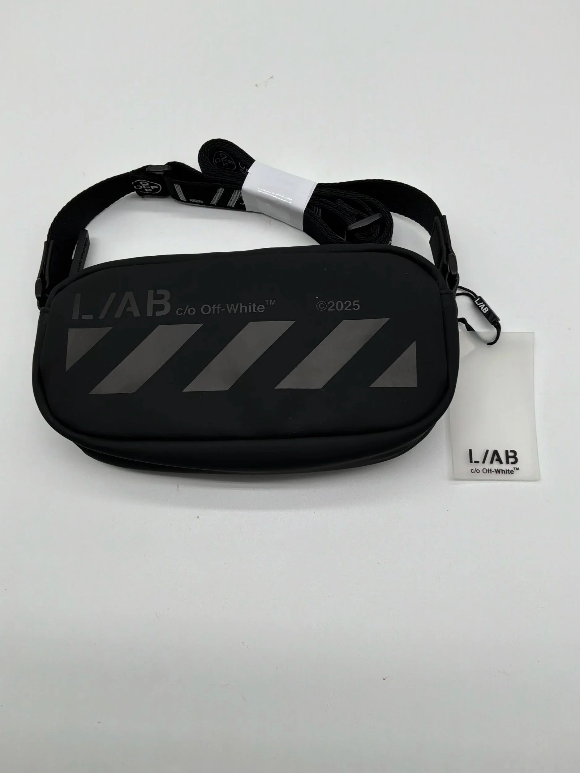 Off-White™ L//AB Black Crossbody Belt Bag