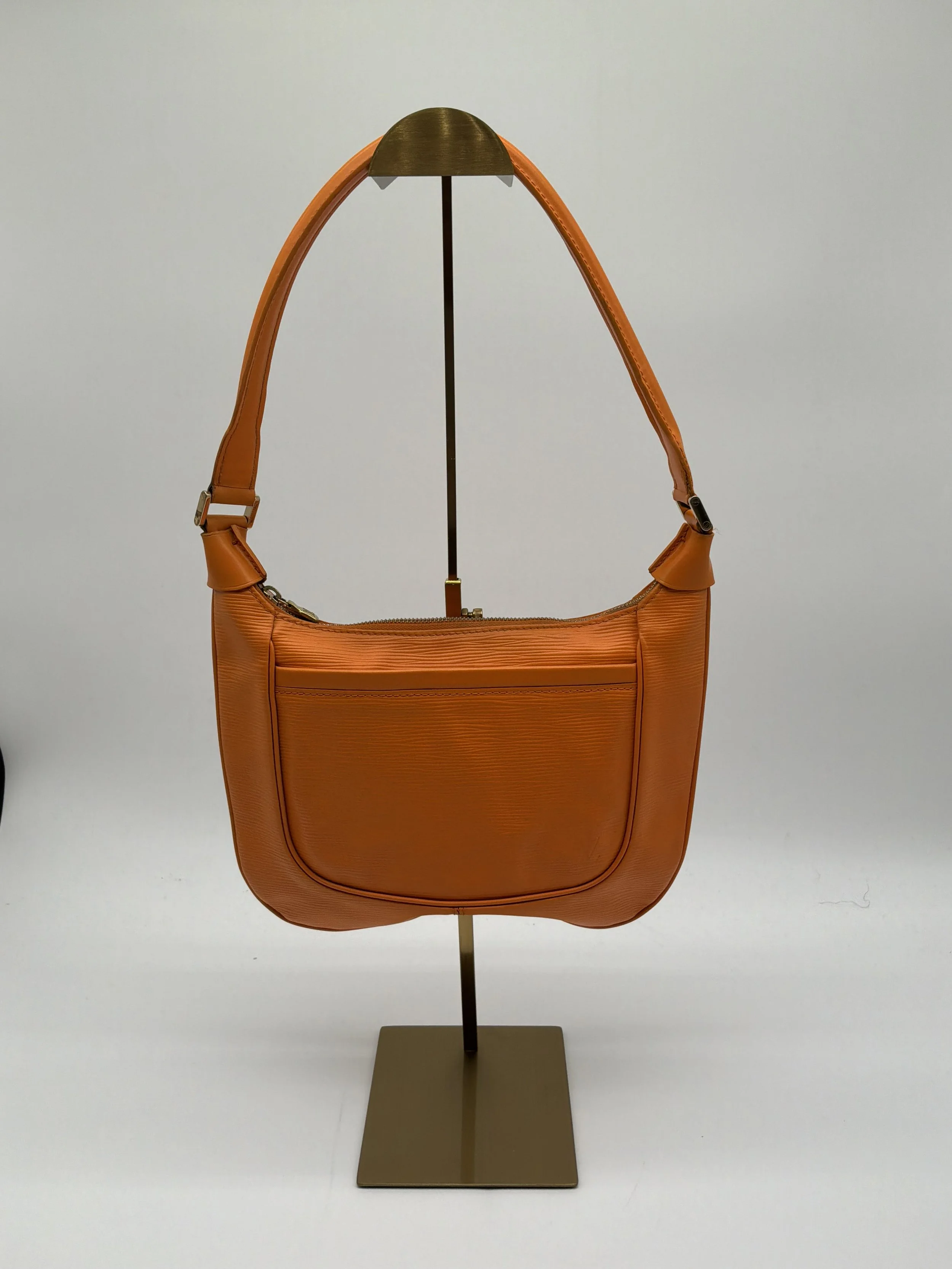 Louis Vuitton Orange Epi Leather Shoulder Bag