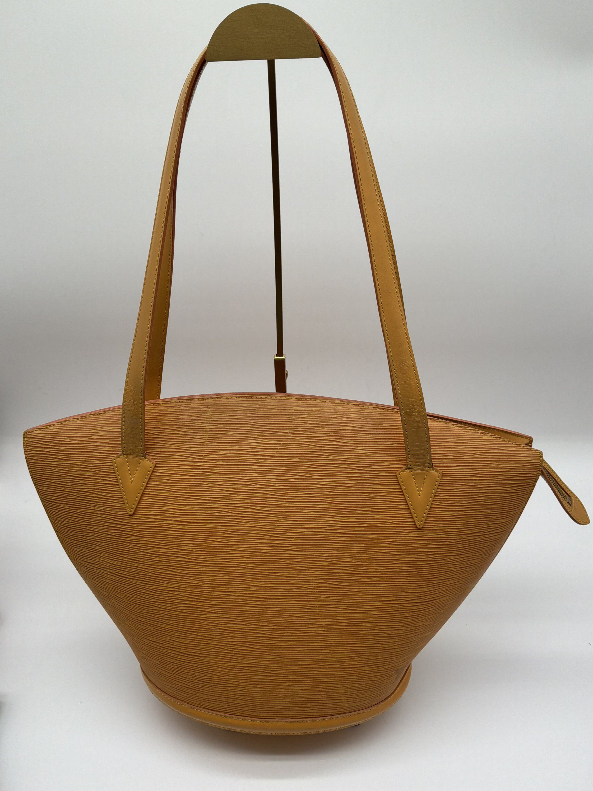 Louis Vuitton Yellow Epi Leather Saint Jacques Tote Shoulder Bag