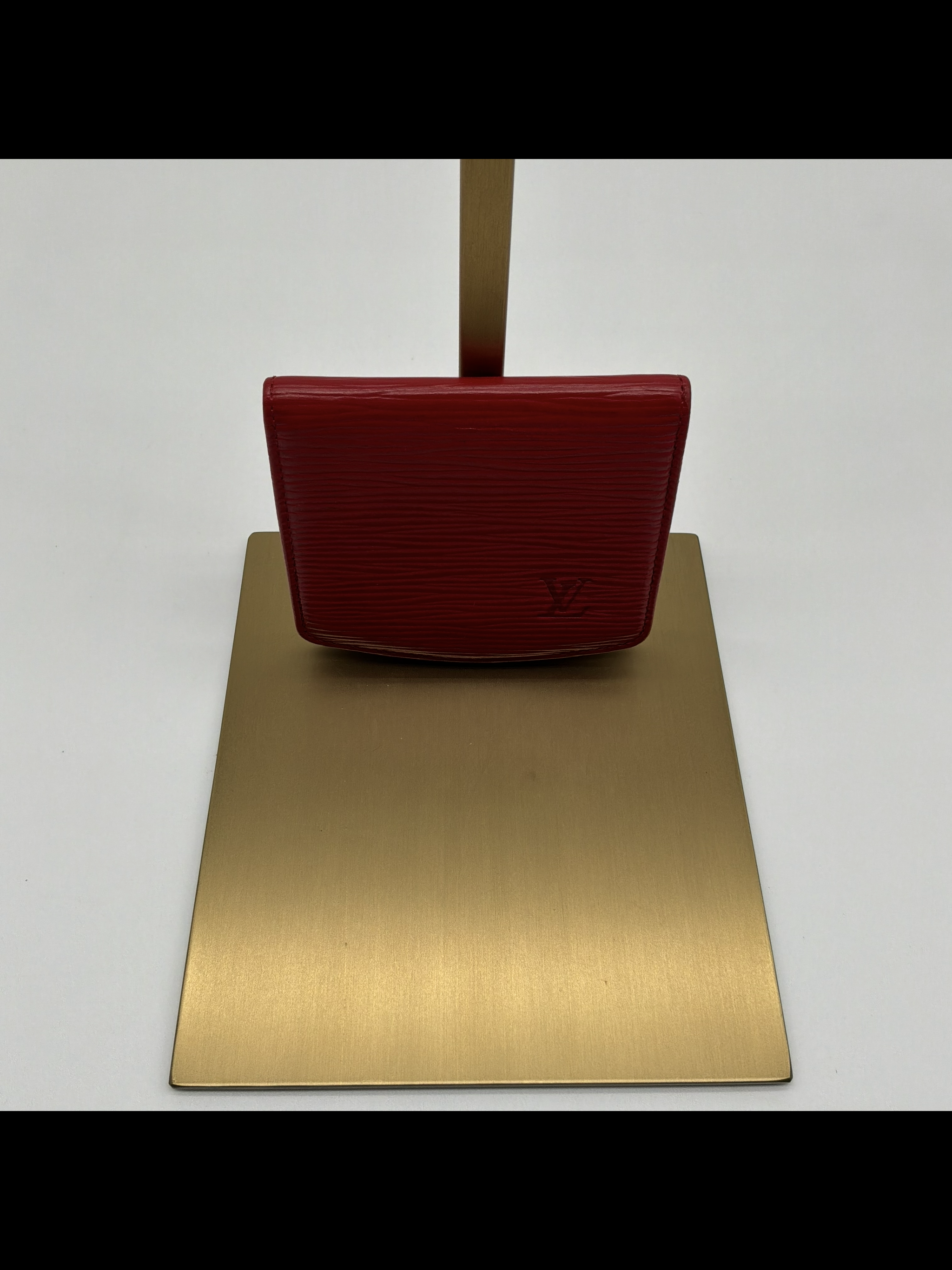 Louis Vuitton Red Epi Leather Coin Wallet