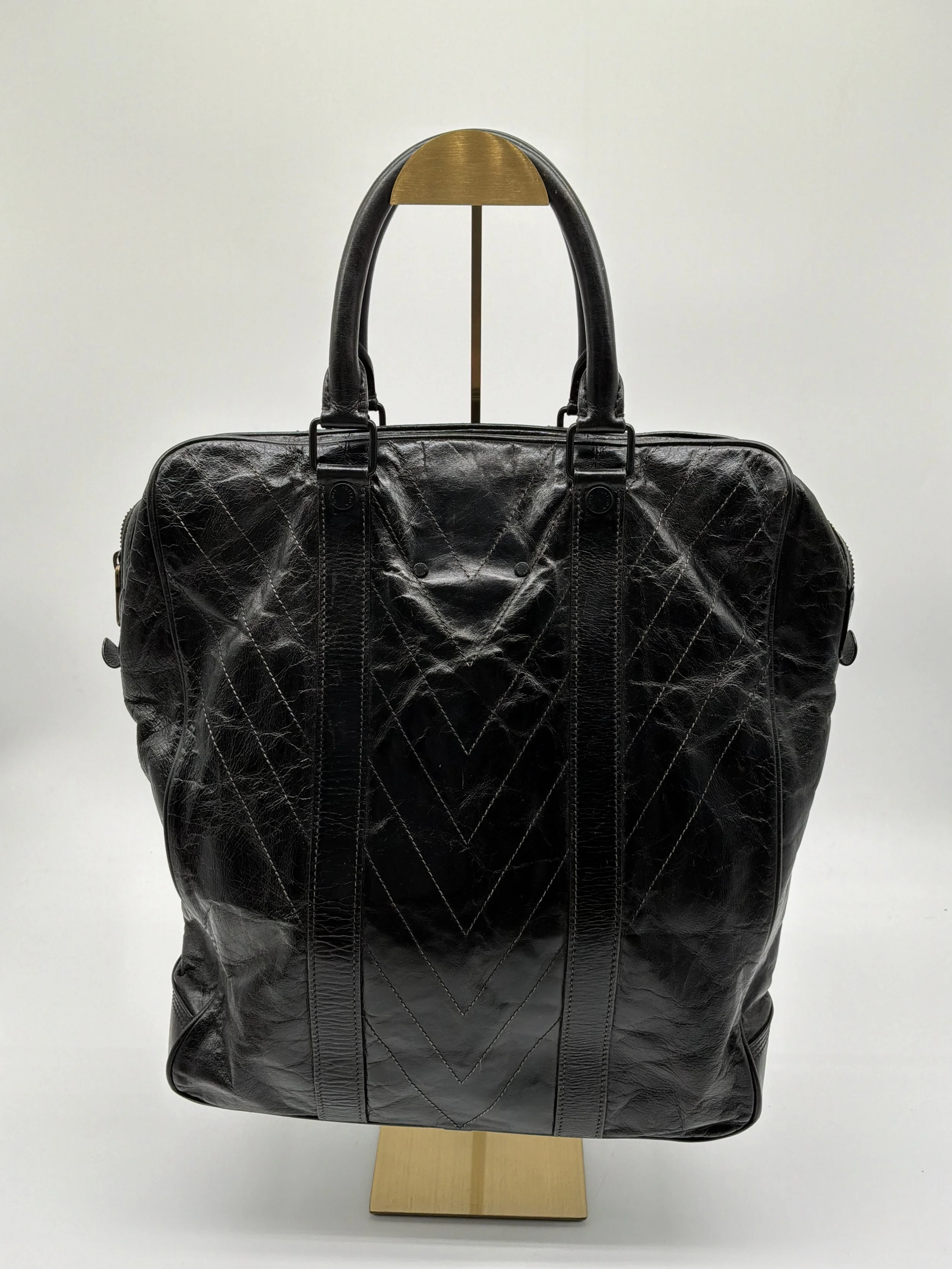 Louis Vuitton Diesel Black Quilted Leather Tote Bag – Oversized Shopper