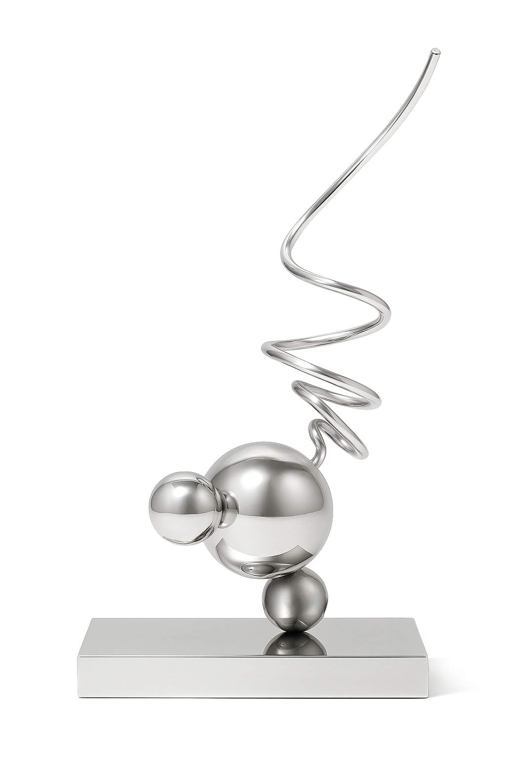 Bouncer - Digitally Rendered in High Polish Stainless Steel