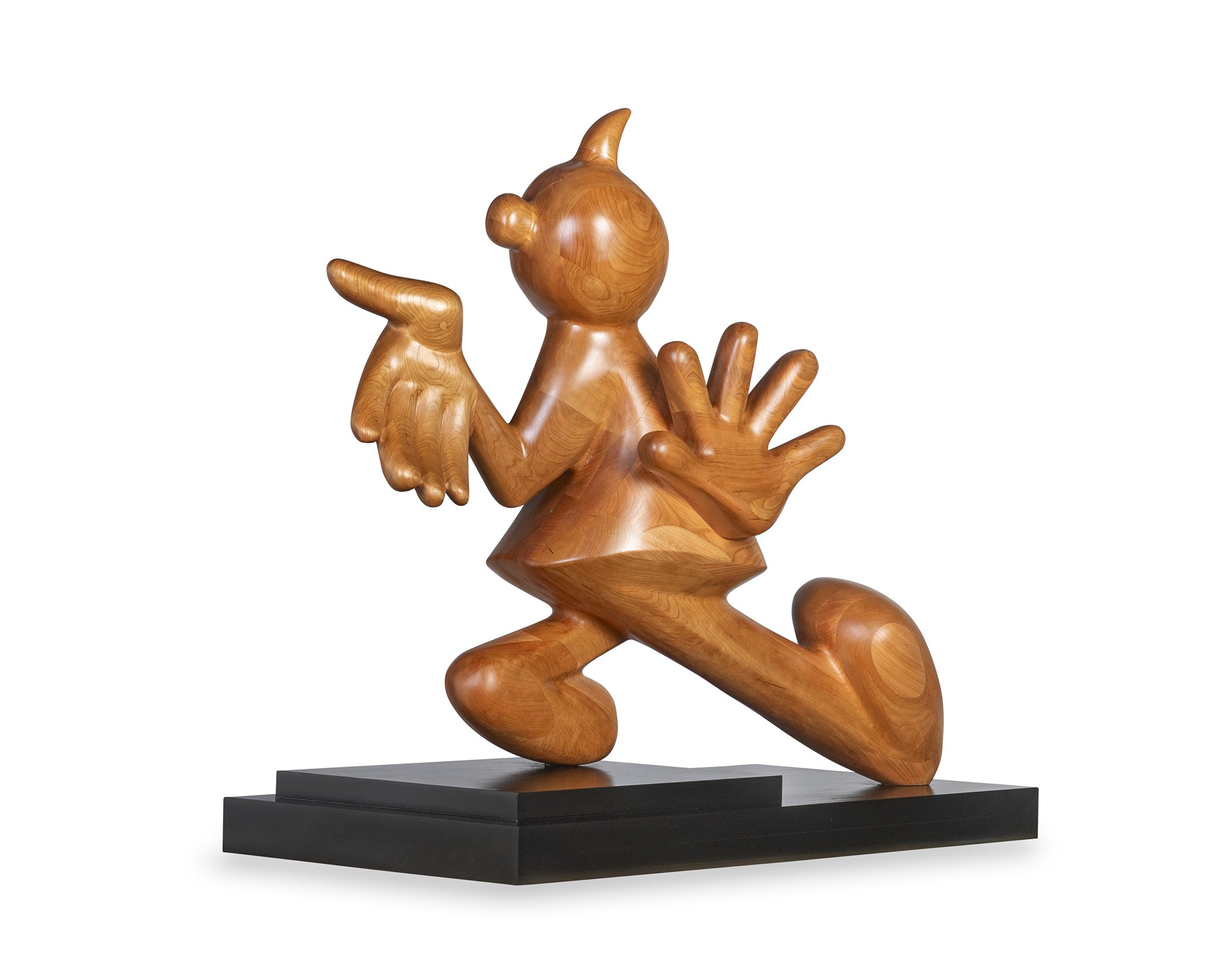 Jaywalker – Cherry Wood and Maple Base – 52″ x 25″ x 48″ 2023