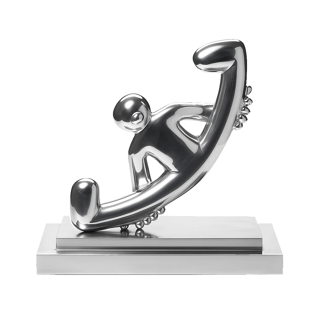 Stretcher – Digitally Rendered in High Polish Stainless Steel